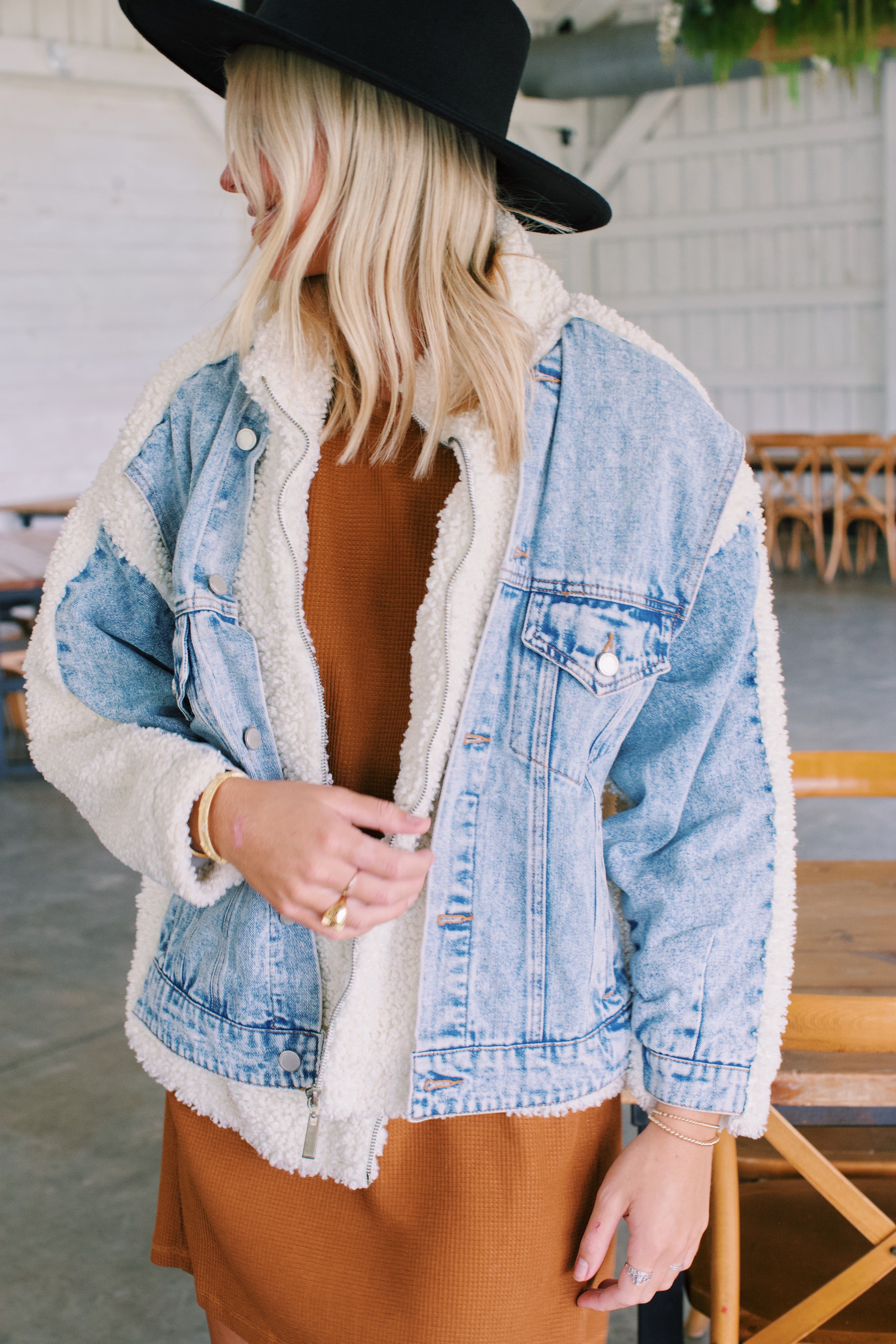 Dover Denim Trucker Jacket, Bear Hug | BLANK NYC sold by North & Main Clothing Company