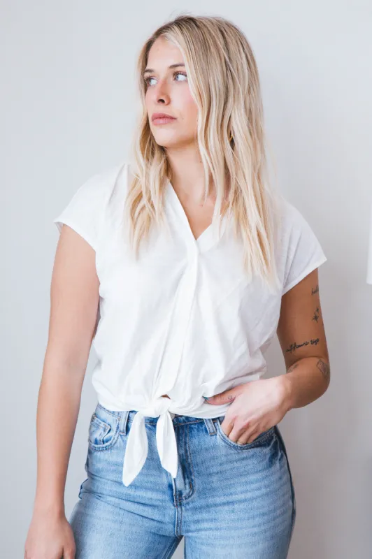 Lucky Girl Tee, White | Sanctuary sold by North & Main Clothing Company