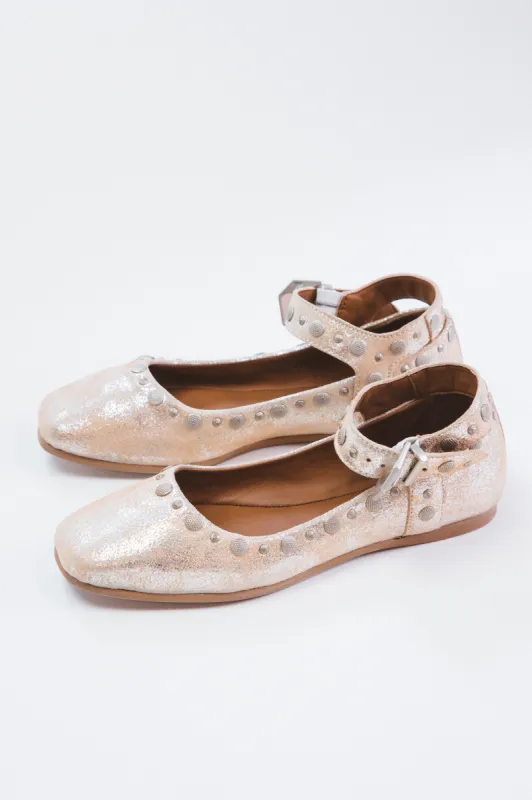 Mystic Mary Jane Flat, Champagne | Free People made by Free People