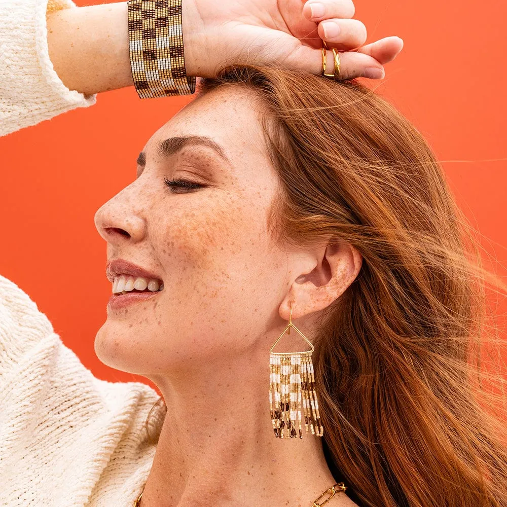 Paige Ombre Checkered Earring | Ink + Alloy sold by North & Main Clothing Company product image thumbnail 2