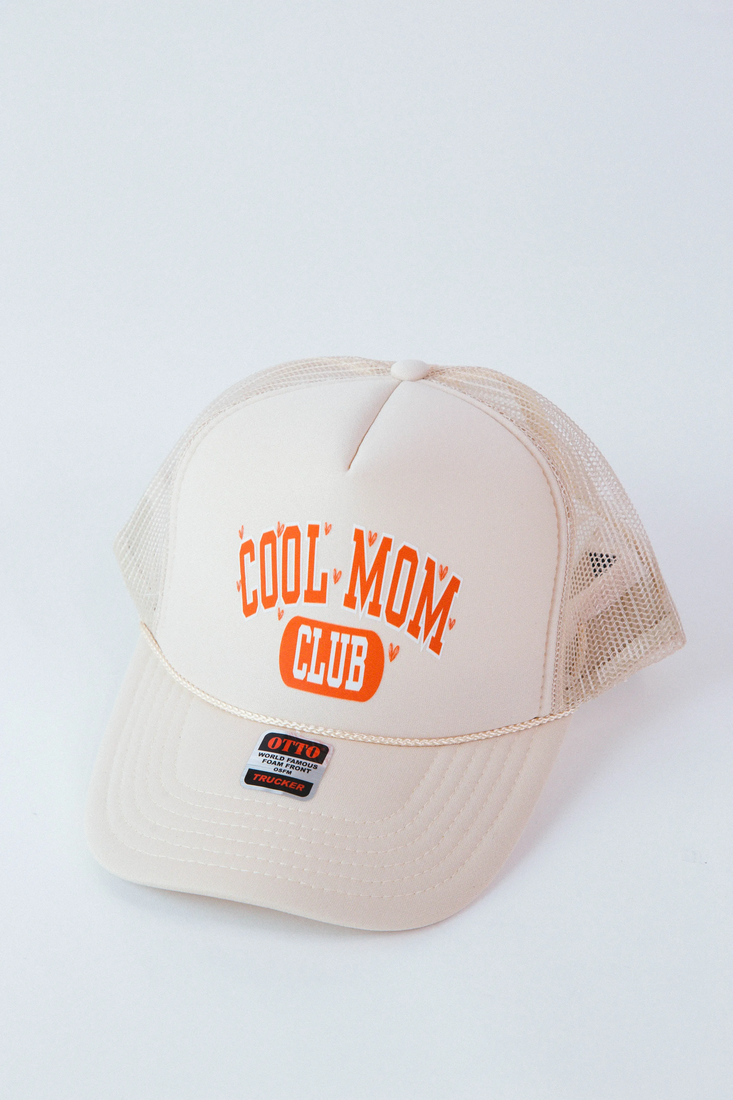 Cool Mom Club Trucker Hat, Tan sold by North & Main Clothing Company