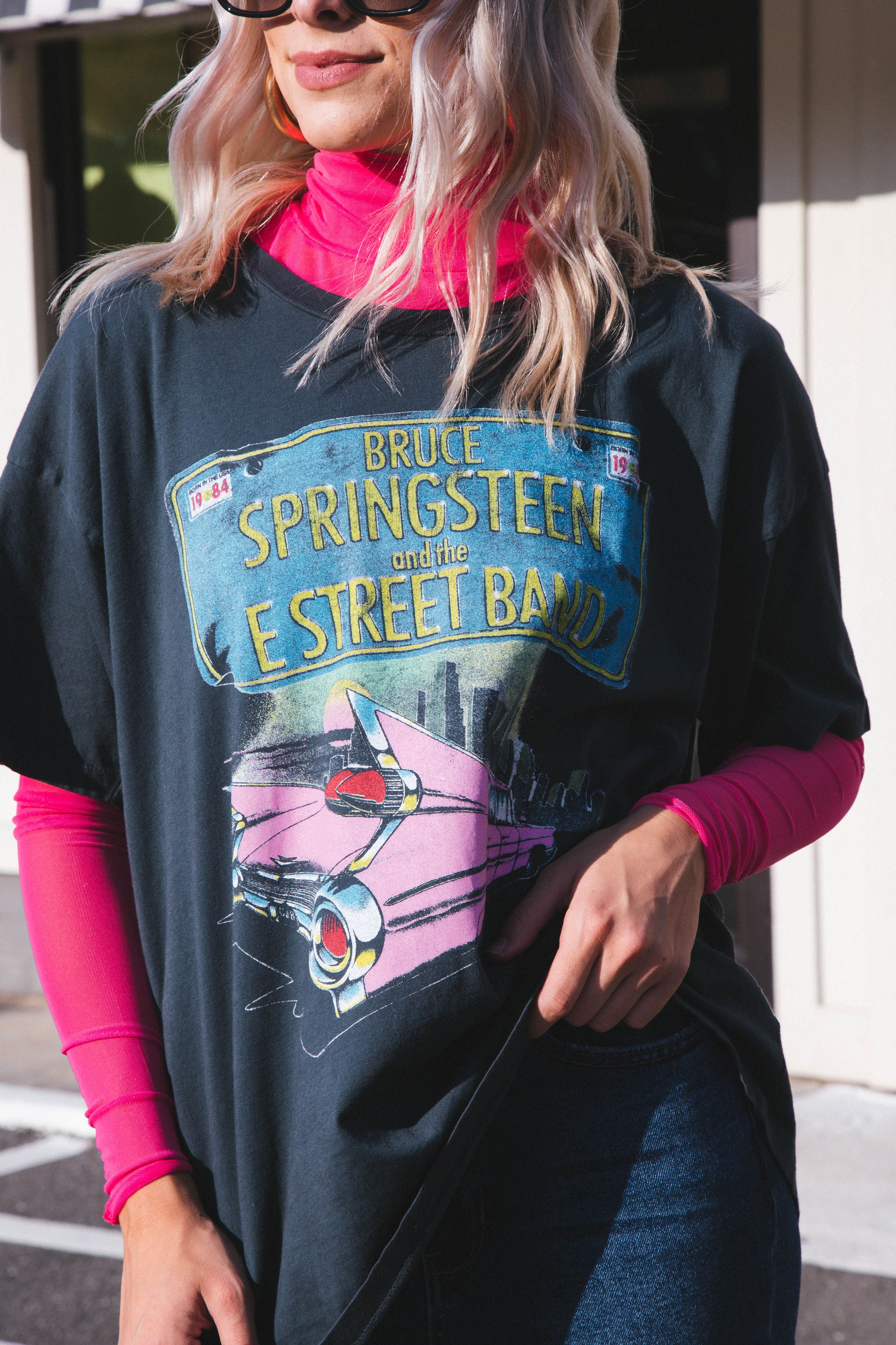 Springsteen Born In The USA Graphic Tee, Vintage Black | DayDreamer sold by North & Main Clothing Company