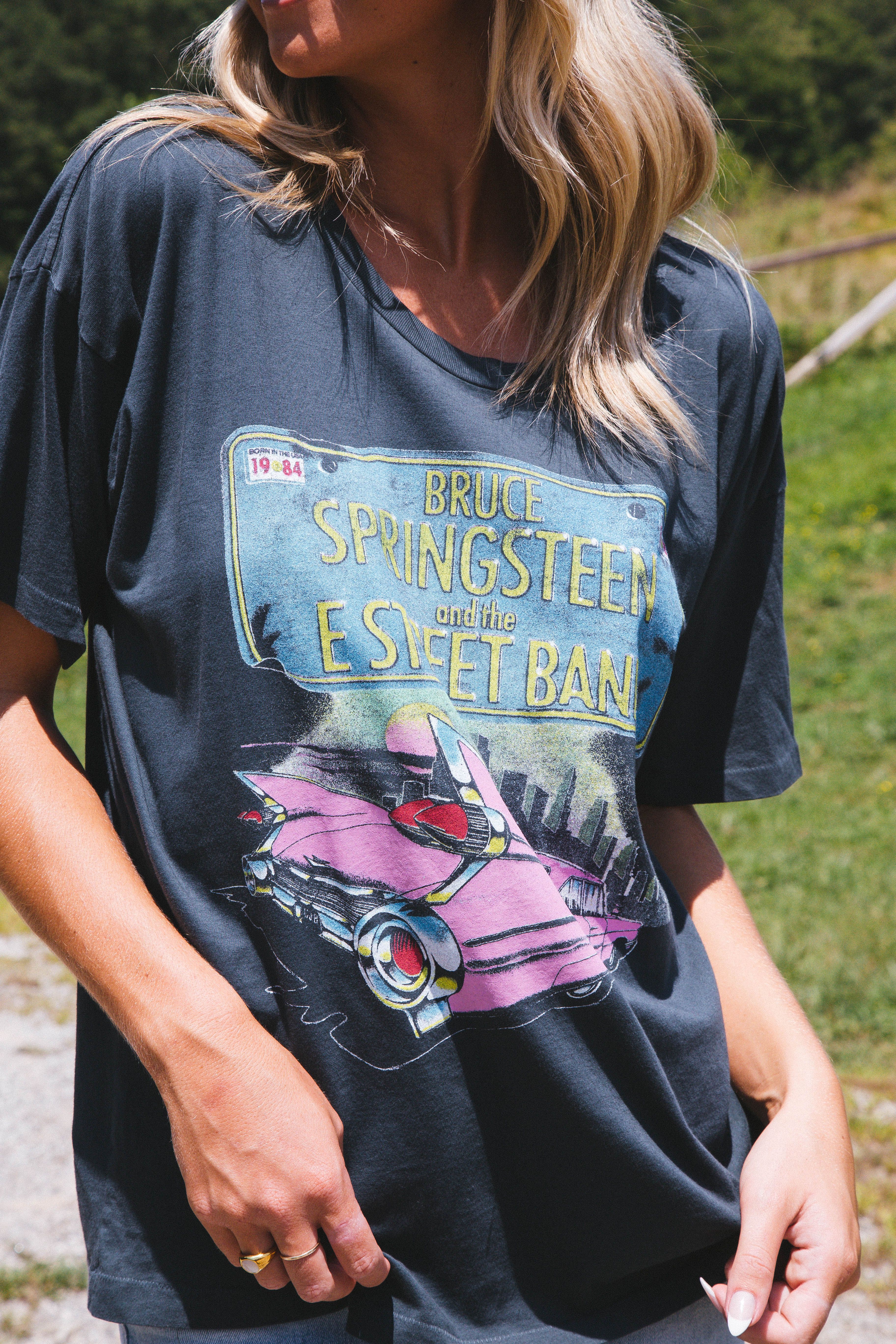 Springsteen Born In The USA Graphic Tee, Vintage Black | DayDreamer sold by North & Main Clothing Company product image thumbnail 5