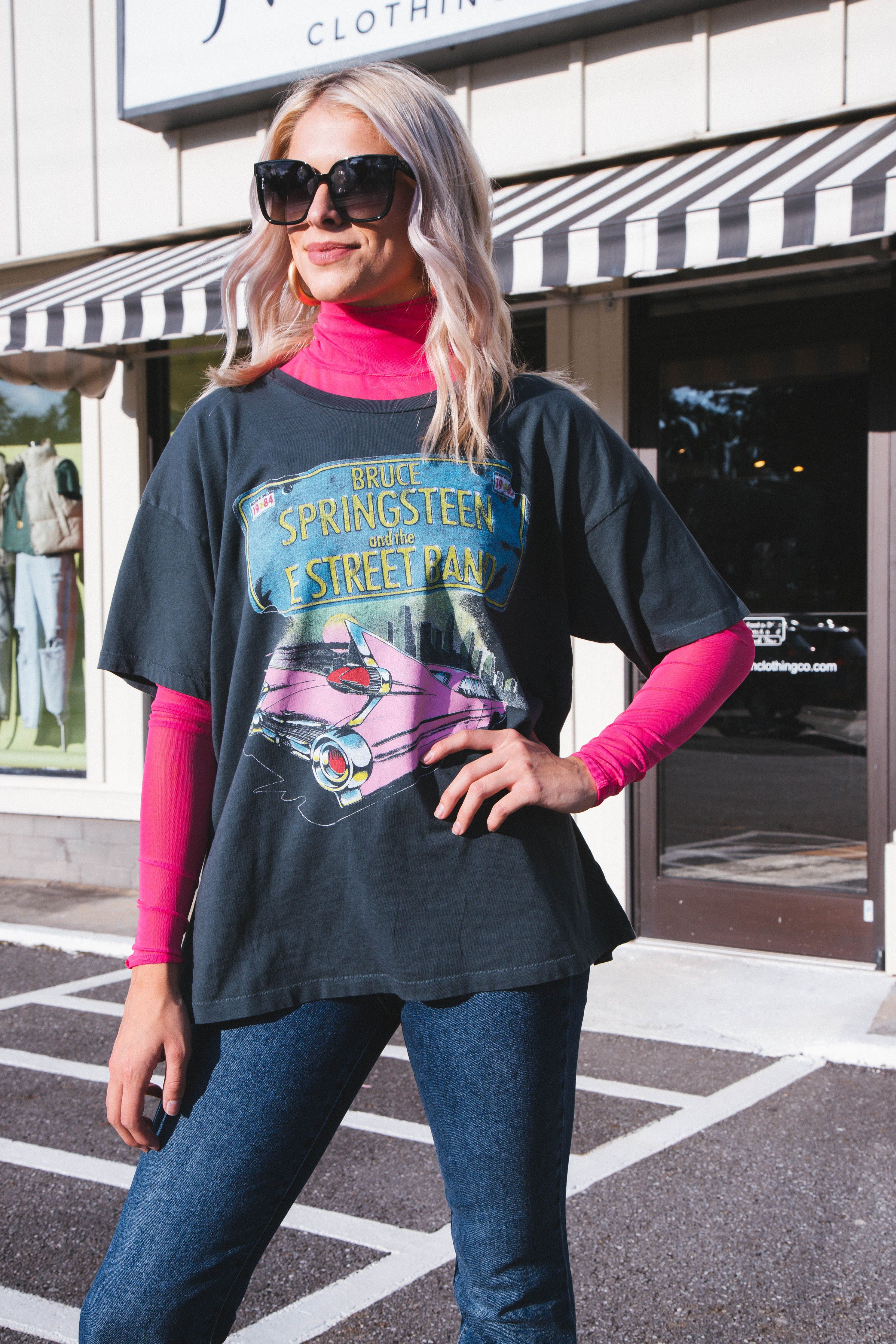 Springsteen Born In The USA Graphic Tee, Vintage Black | DayDreamer sold by North & Main Clothing Company product image thumbnail 2