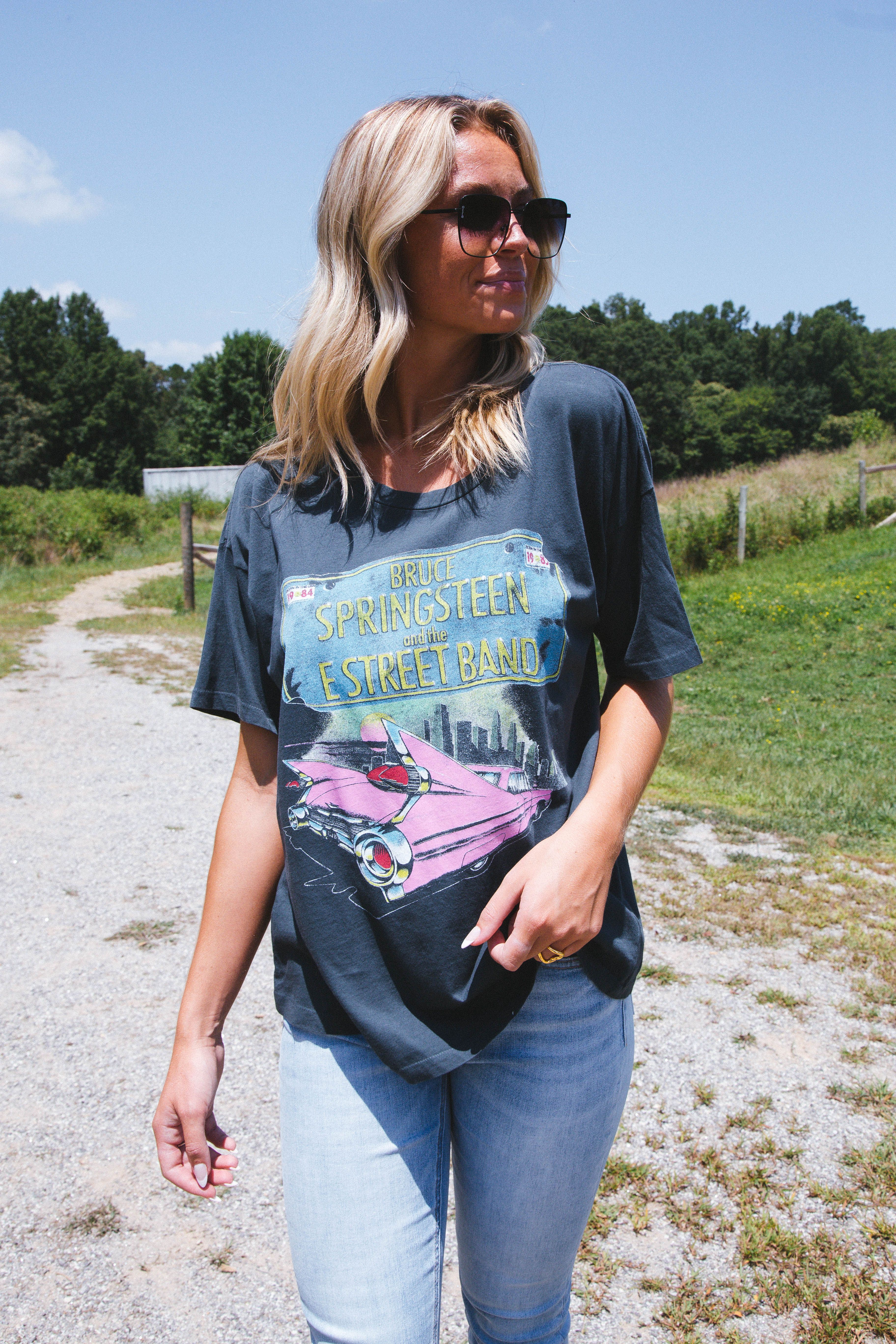 Springsteen Born In The USA Graphic Tee, Vintage Black | DayDreamer sold by North & Main Clothing Company product image thumbnail 4