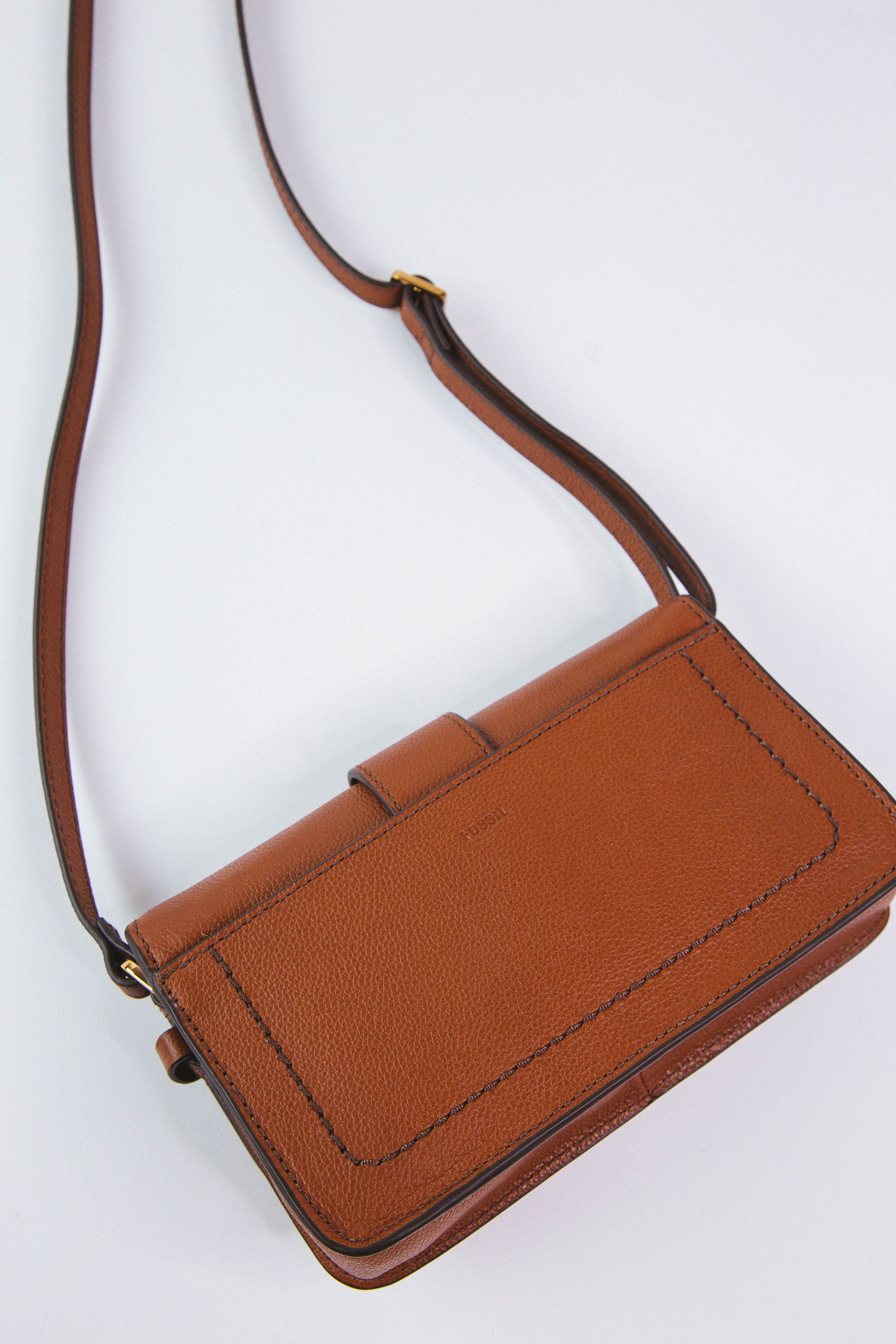 Zoey Small Crossbody, Brown | FOSSIL sold by North & Main Clothing Company product image thumbnail 5