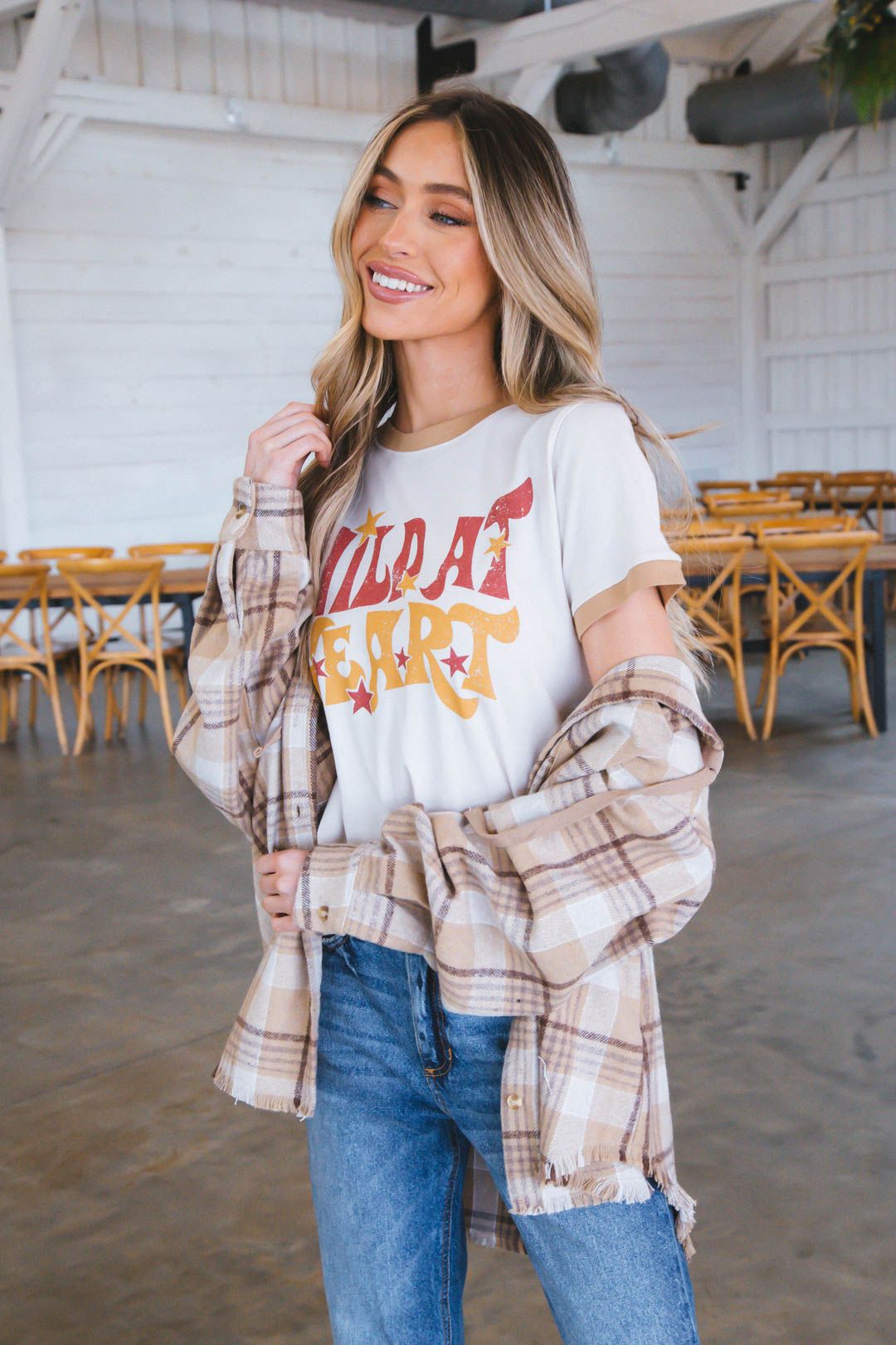 Wild at Heart Tee, Sand sold by North & Main Clothing Company product image thumbnail 15