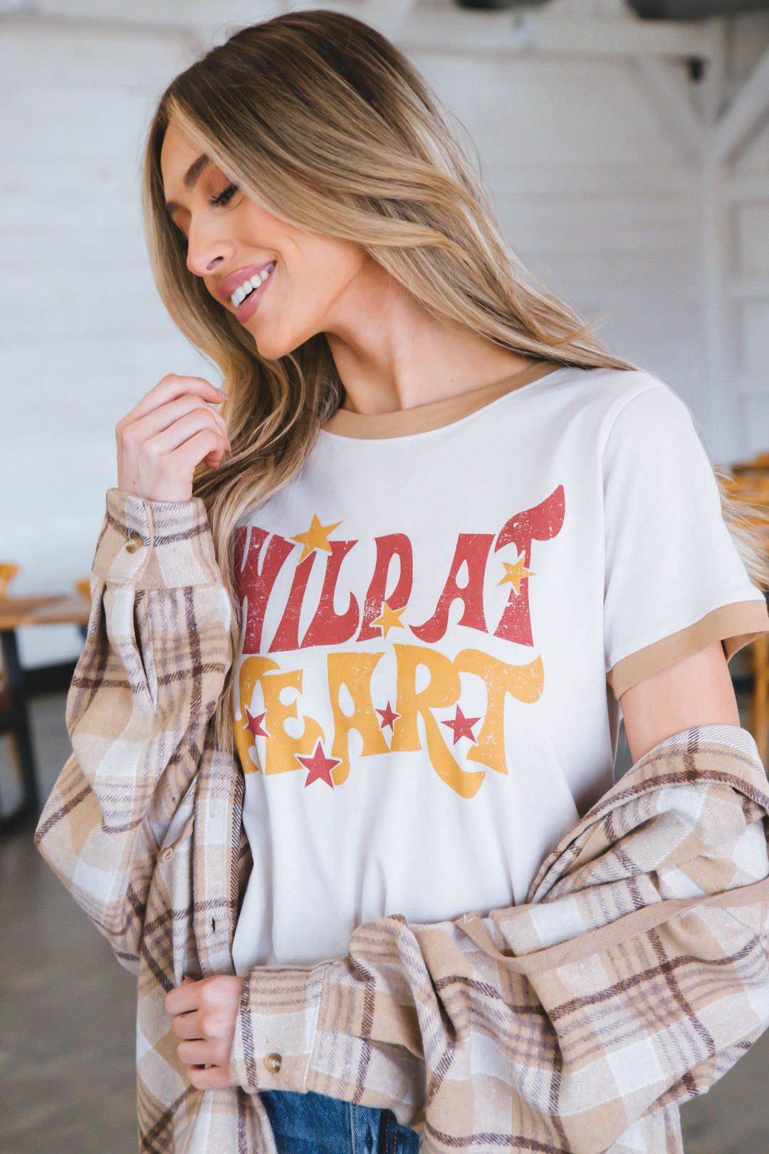 Wild at Heart Tee, Sand sold by North & Main Clothing Company product image thumbnail 3
