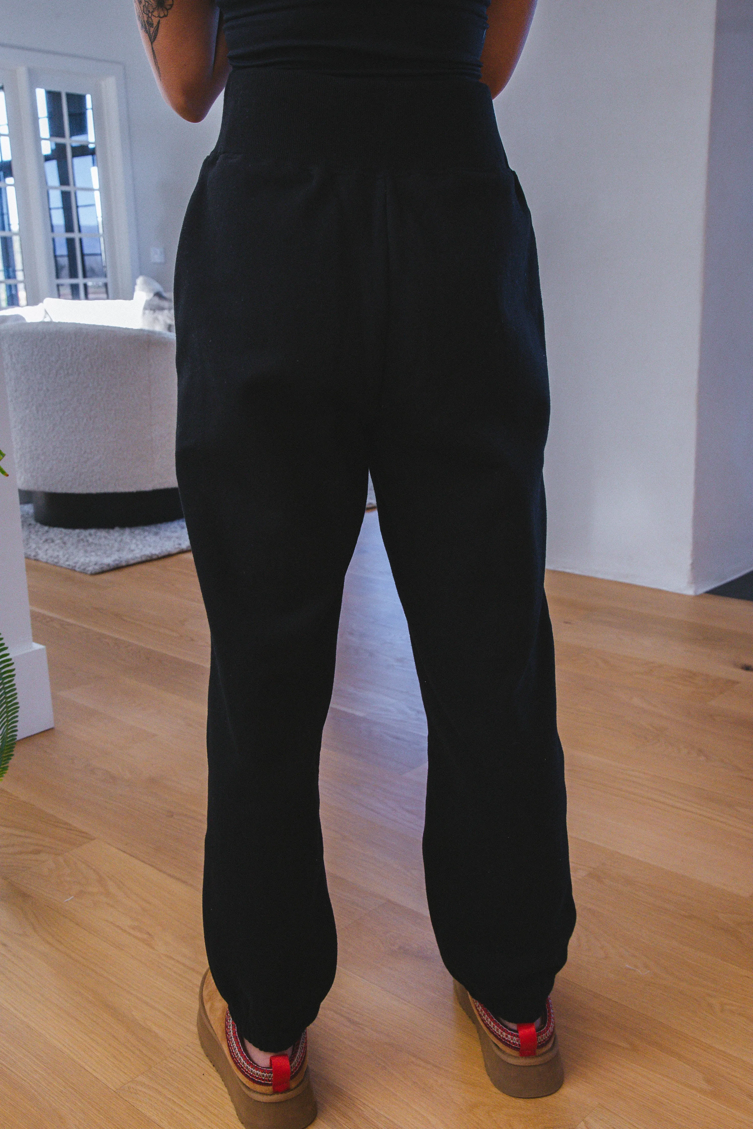 Blakely High Waist Jogger Sweatpants, Black sold by North & Main Clothing Company product image thumbnail 3