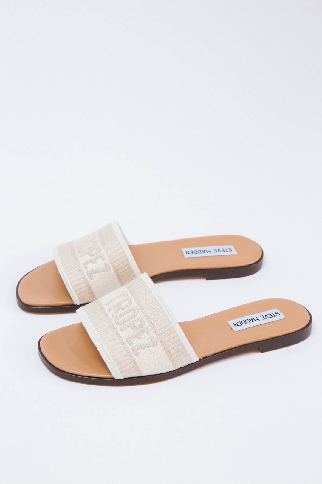 Knox St Tropez Sandal, Gold Multi | Steve Madden sold by North & Main Clothing Company