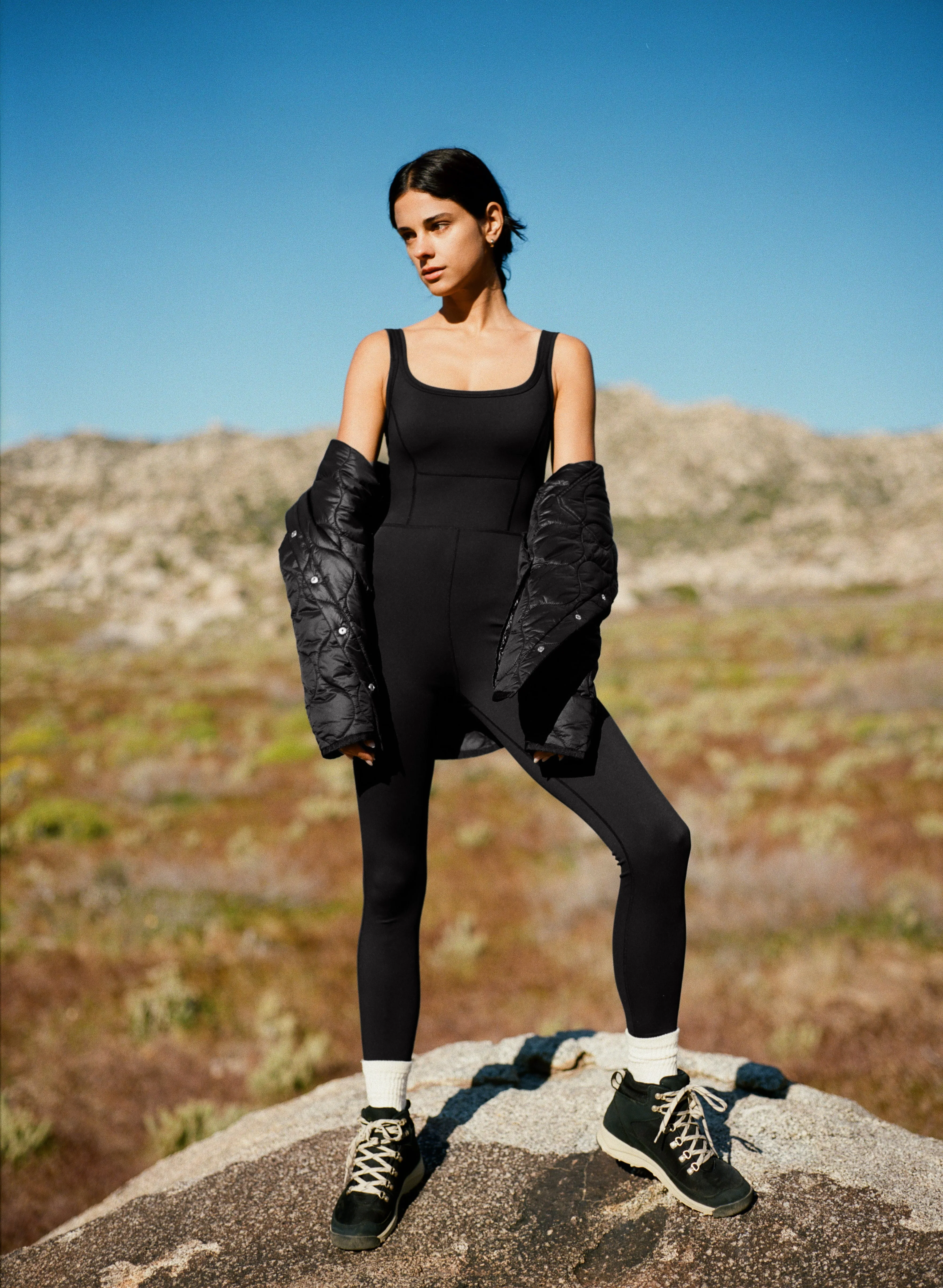 Line Up Onesie, Black | Z Supply sold by North & Main Clothing Company