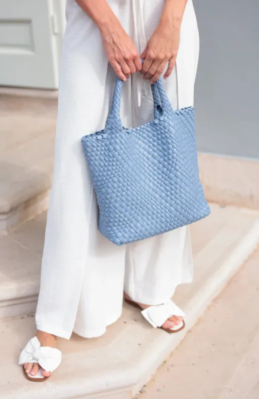 Blythe Mini Tote, Sky sold by North & Main Clothing Company