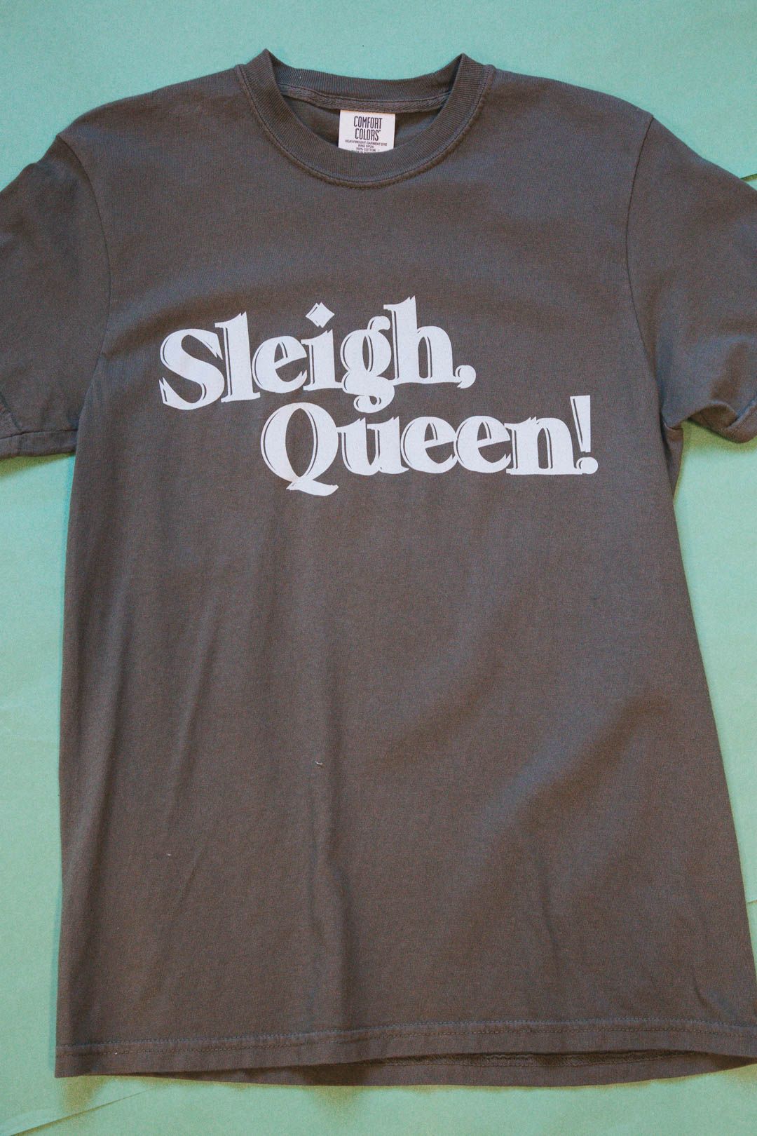 Sleigh Queen Tee, Olive | Friday + Saturday sold by North & Main Clothing Company product image thumbnail 6