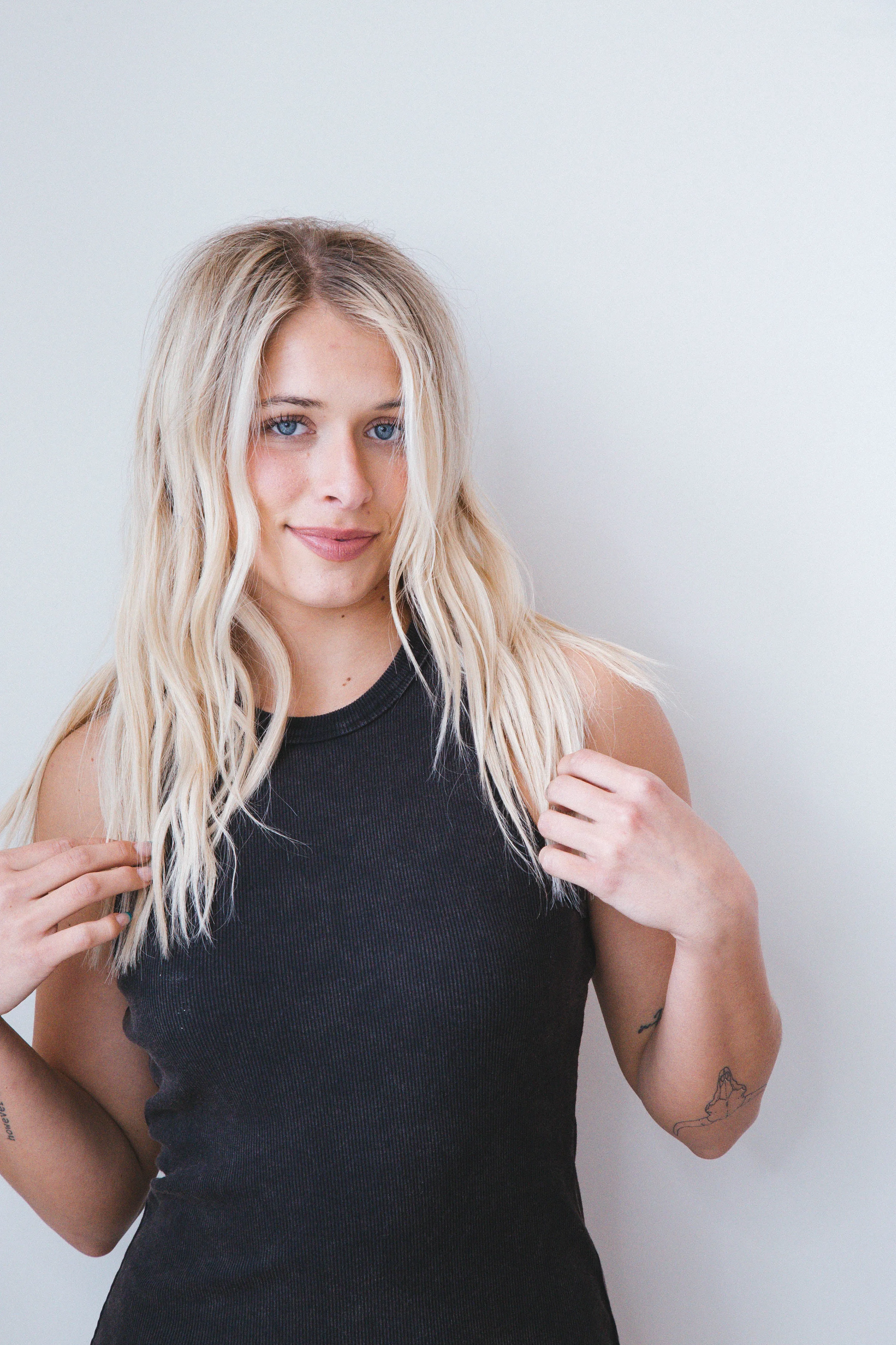 Ashley Acid Washed Mini Dress, Black sold by North & Main Clothing Company product image thumbnail 5