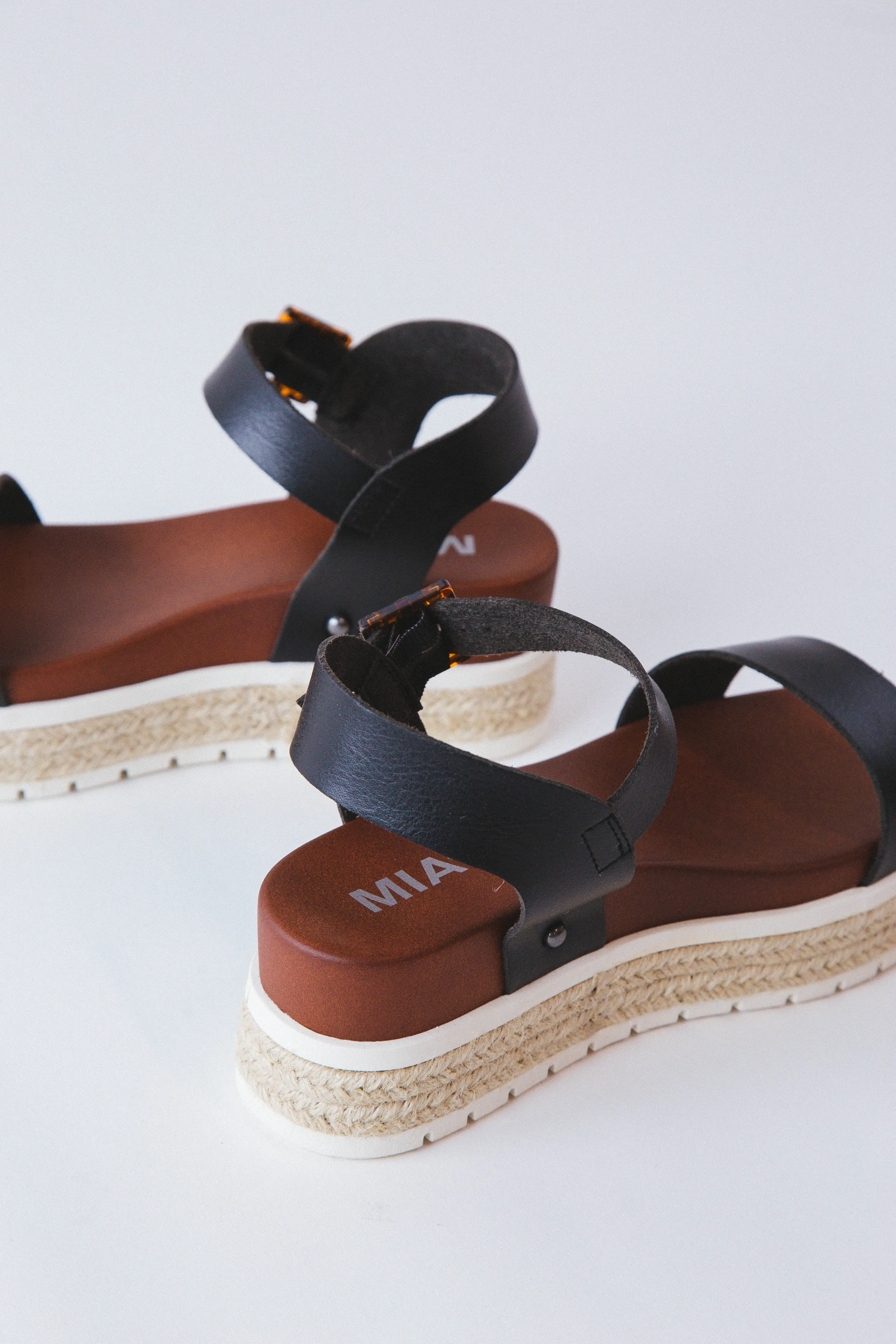 Kiera Platform Espadrille Sandal, Black sold by North & Main Clothing Company product image thumbnail 2