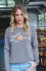 Fall In Love Graphic Sweatshirt, Mineral Brown sold by North & Main Clothing Company