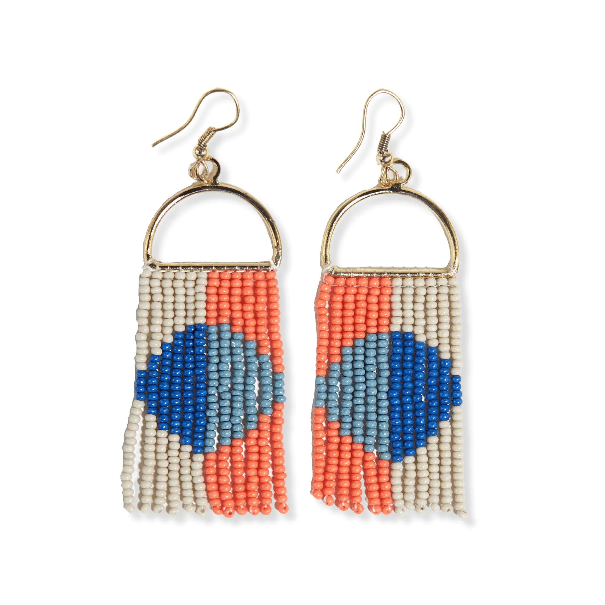 Allison Circle Accent Earrings, Coastal | Ink + Alloy sold by North & Main Clothing Company