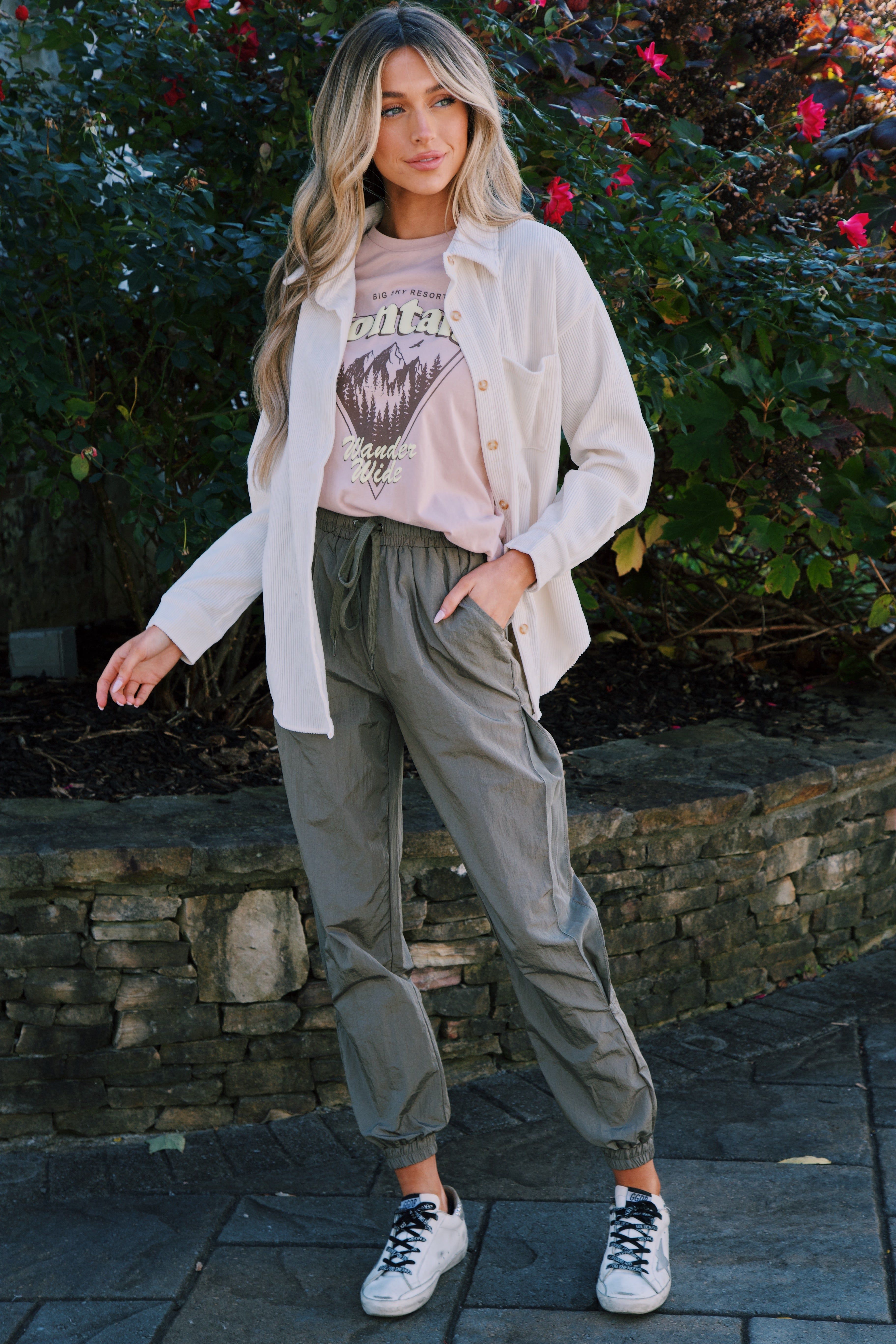 Cooling Off Corduroy Shirt, Off White sold by North & Main Clothing Company product image thumbnail 6