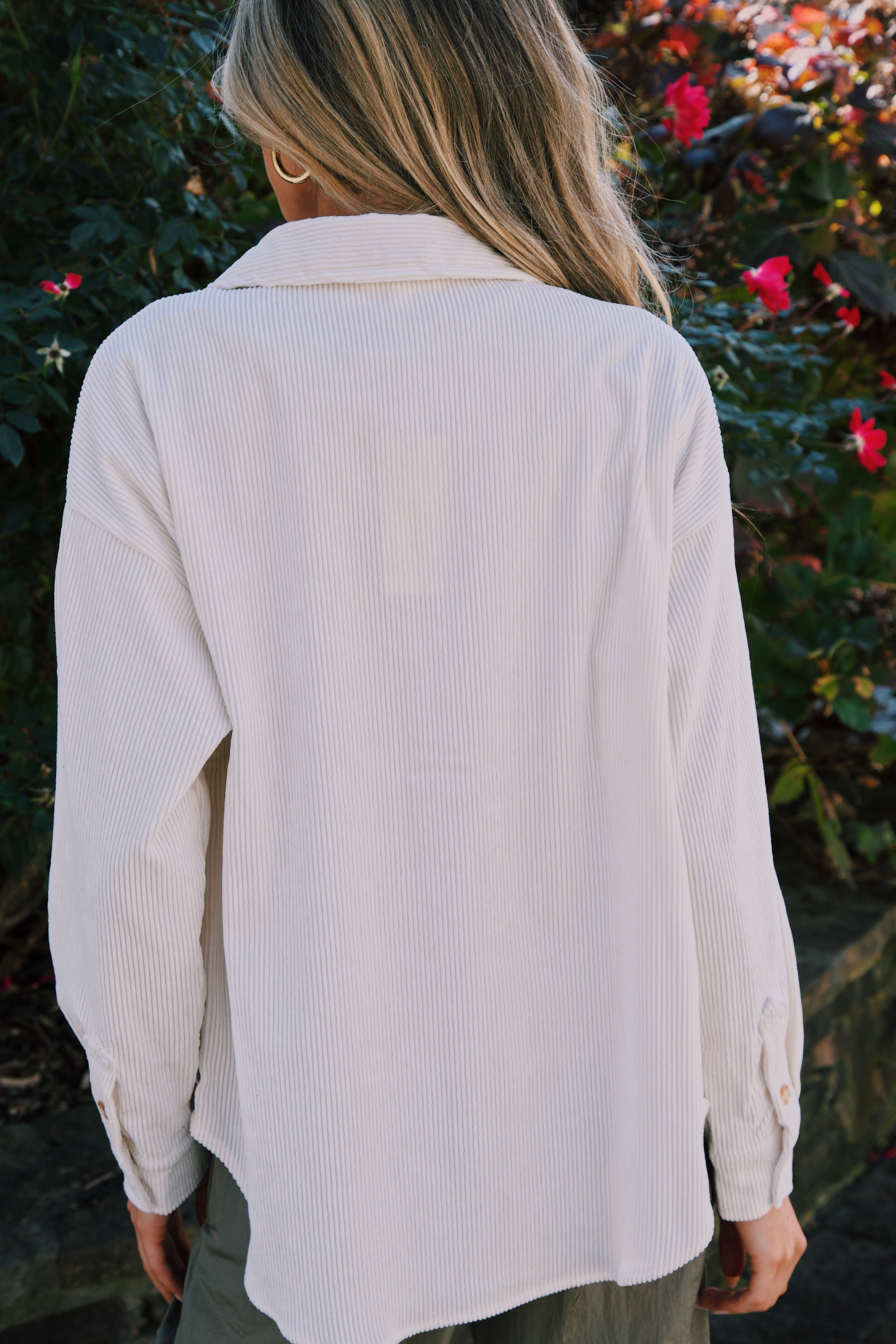 Cooling Off Corduroy Shirt, Off White sold by North & Main Clothing Company product image thumbnail 14