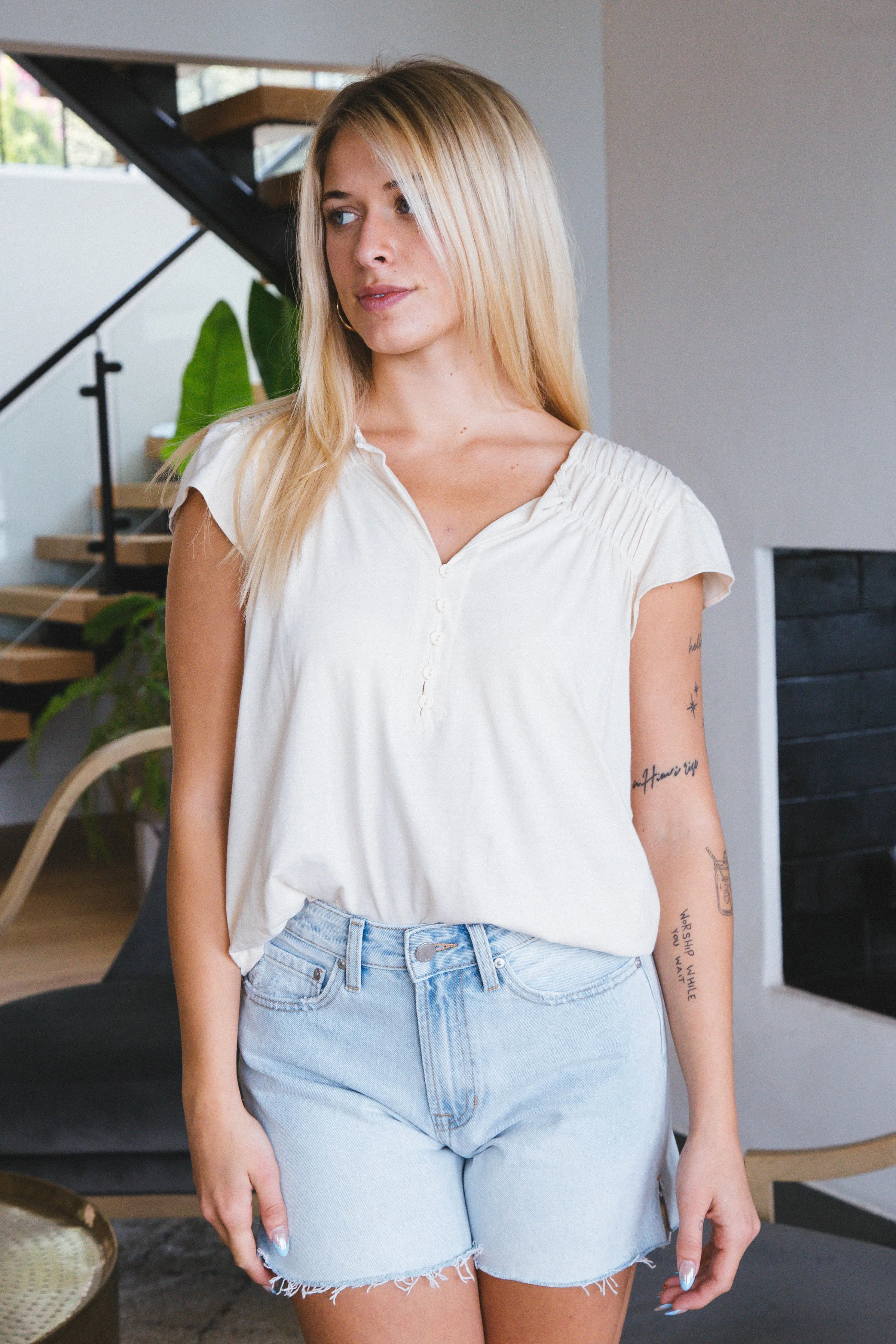 Wild Flower Tee, Birch | Sanctuary sold by North & Main Clothing Company product image thumbnail 5