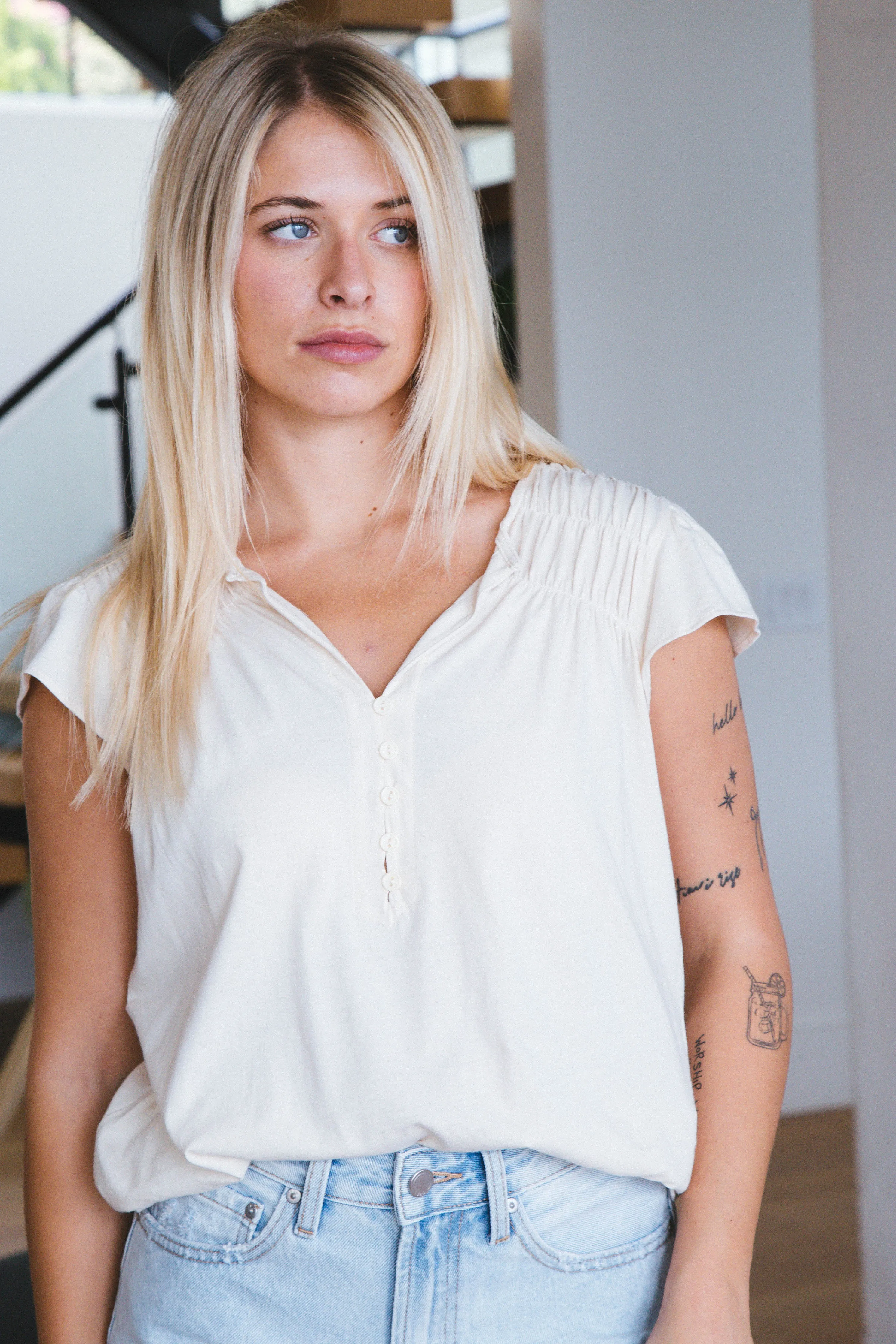 Wild Flower Tee, Birch | Sanctuary sold by North & Main Clothing Company