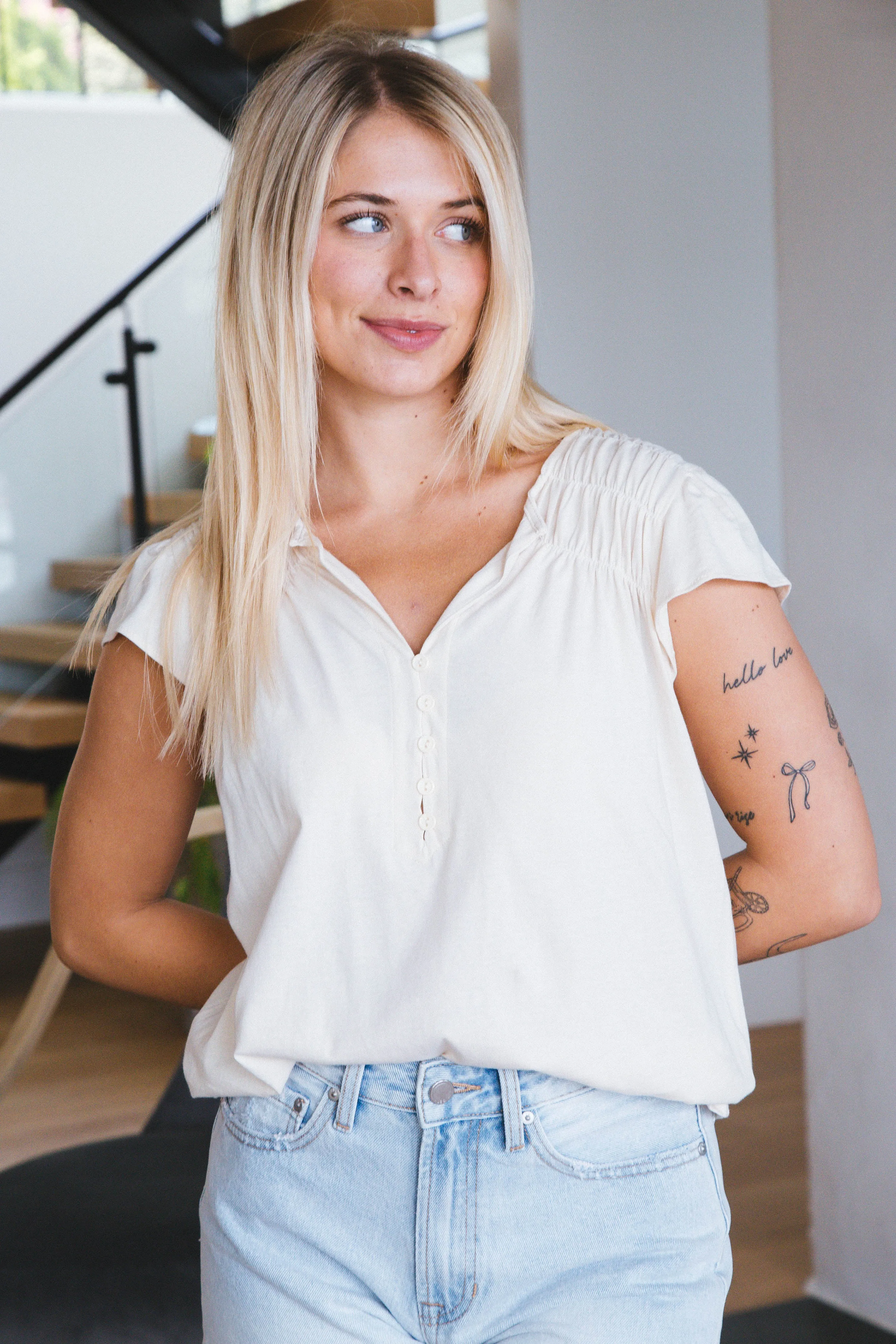 Wild Flower Tee, Birch | Sanctuary sold by North & Main Clothing Company product image thumbnail 4