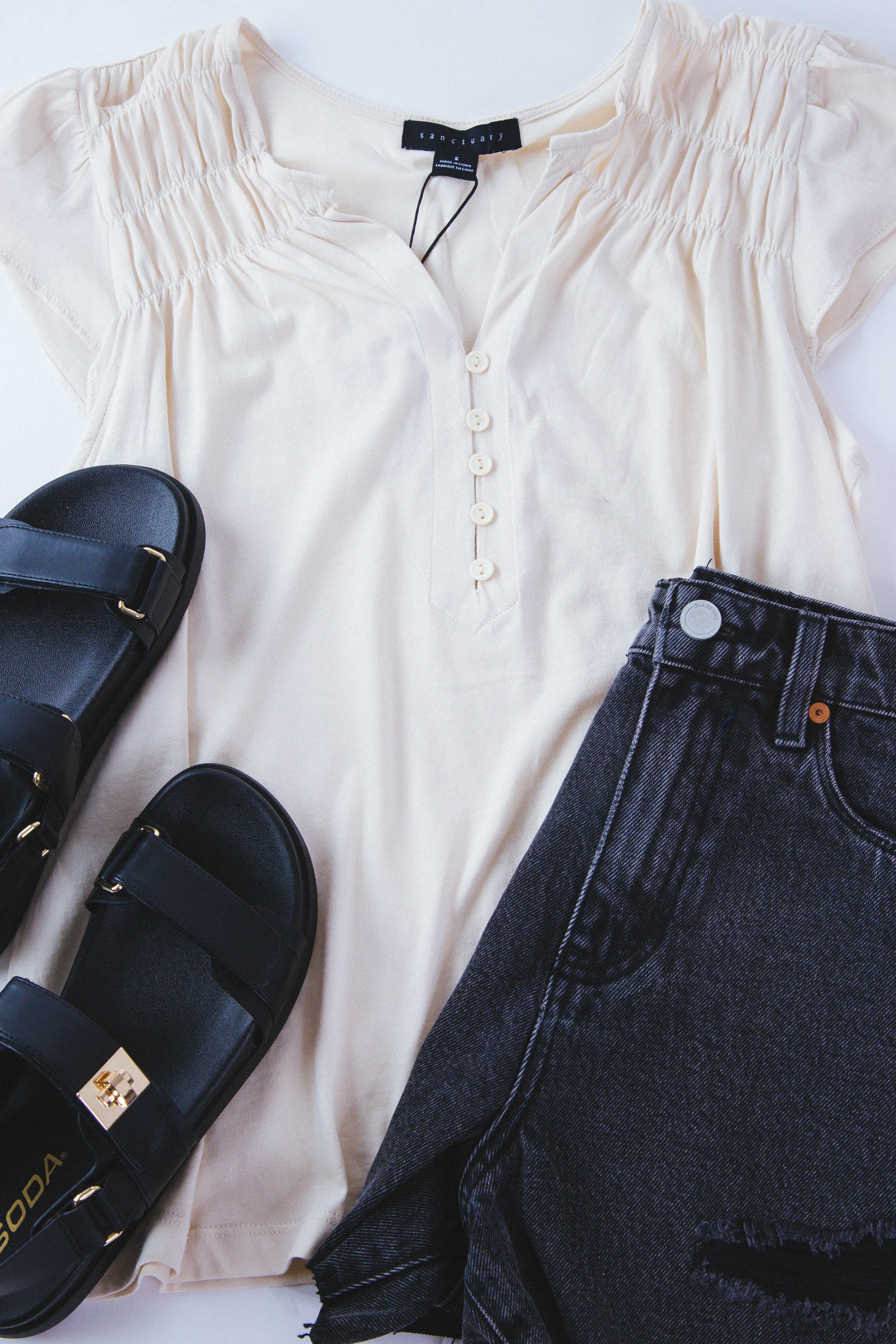 Wild Flower Tee, Birch | Sanctuary sold by North & Main Clothing Company product image thumbnail 2