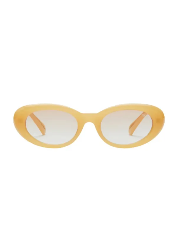 Jagger Polarized Lens Sunglasses, Lemon/Brown | I-SEA sold by North & Main Clothing Company