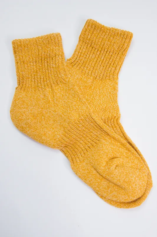 Stella Quarter Socks, Yellow Mix sold by North & Main Clothing Company