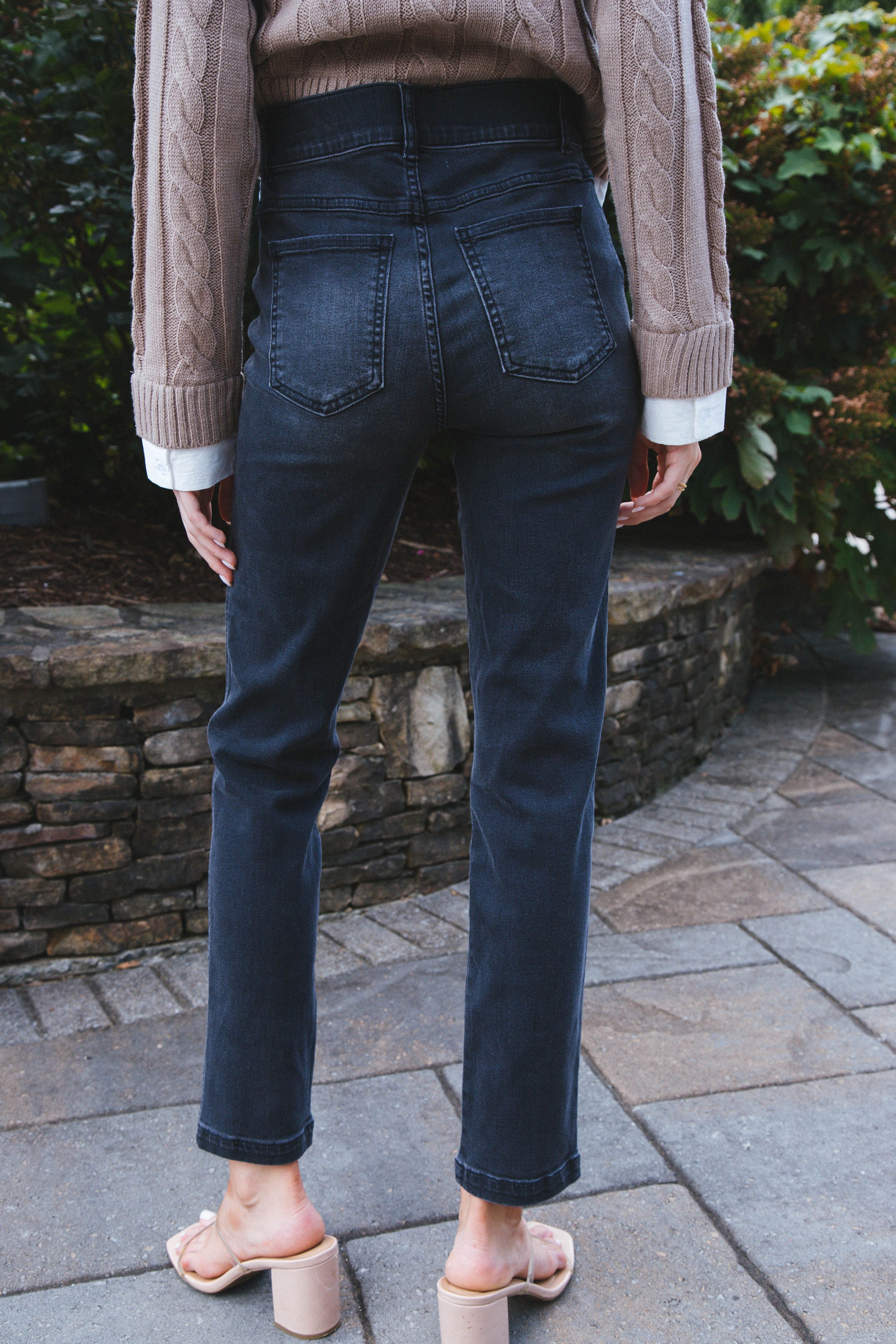 Sissy Straight Leg Jeans, Vintage Black | SPANX sold by North & Main Clothing Company product image thumbnail 5