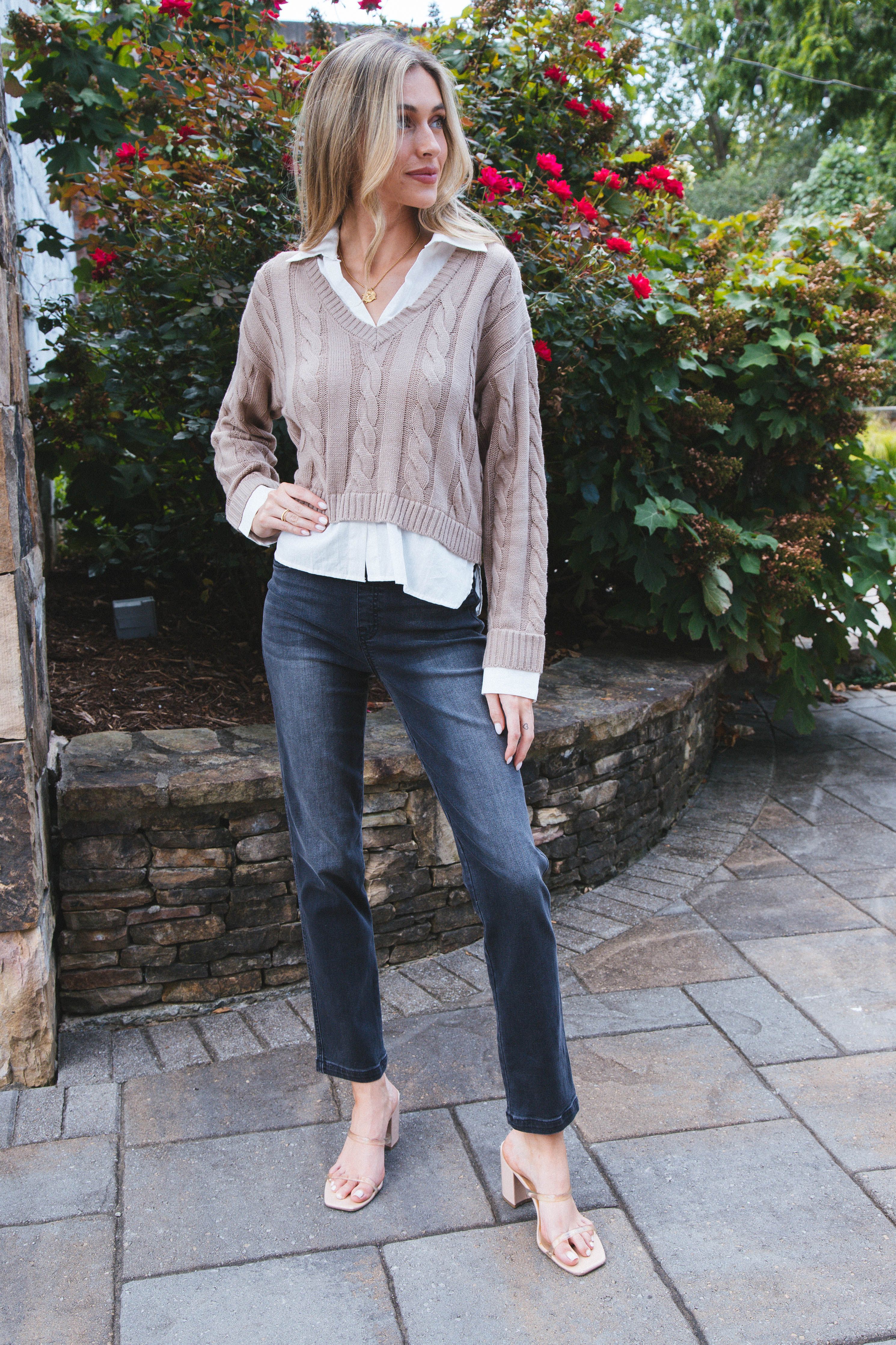 Sissy Straight Leg Jeans, Vintage Black | SPANX sold by North & Main Clothing Company product image thumbnail 4