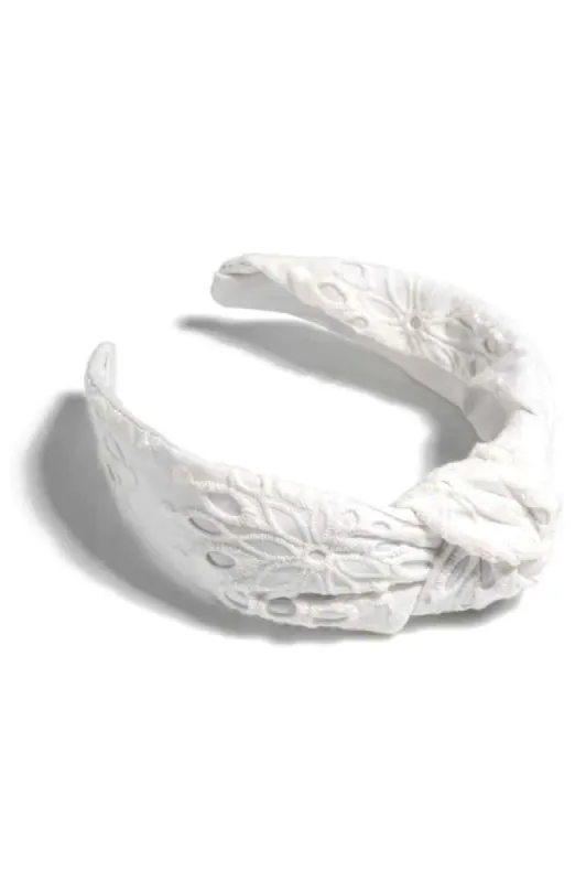 Natasha Fabric Knotted Headband, Ivory sold by North & Main Clothing Company