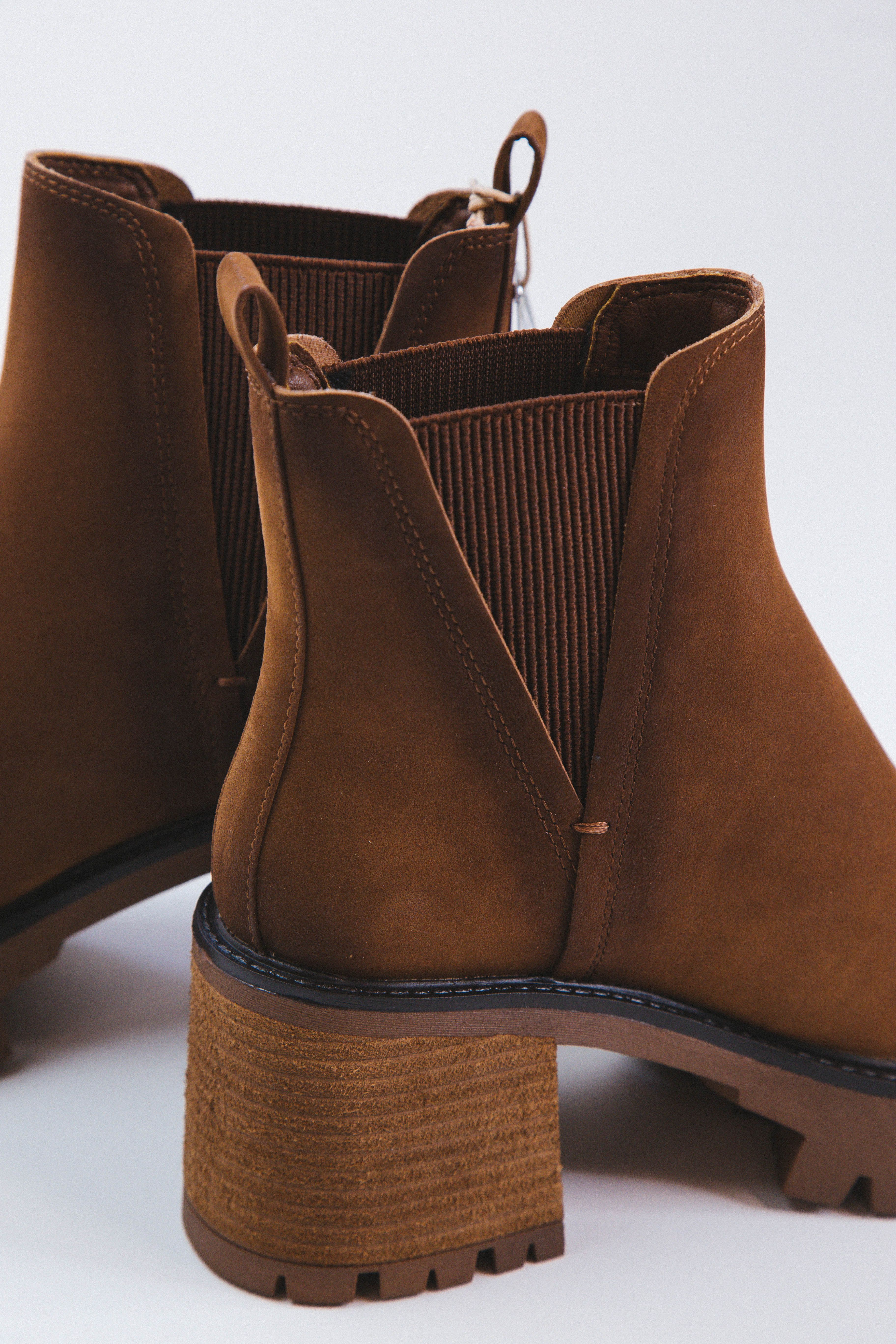 Rusty Platform Chelsea Boots, Cognac sold by North & Main Clothing Company product image thumbnail 2