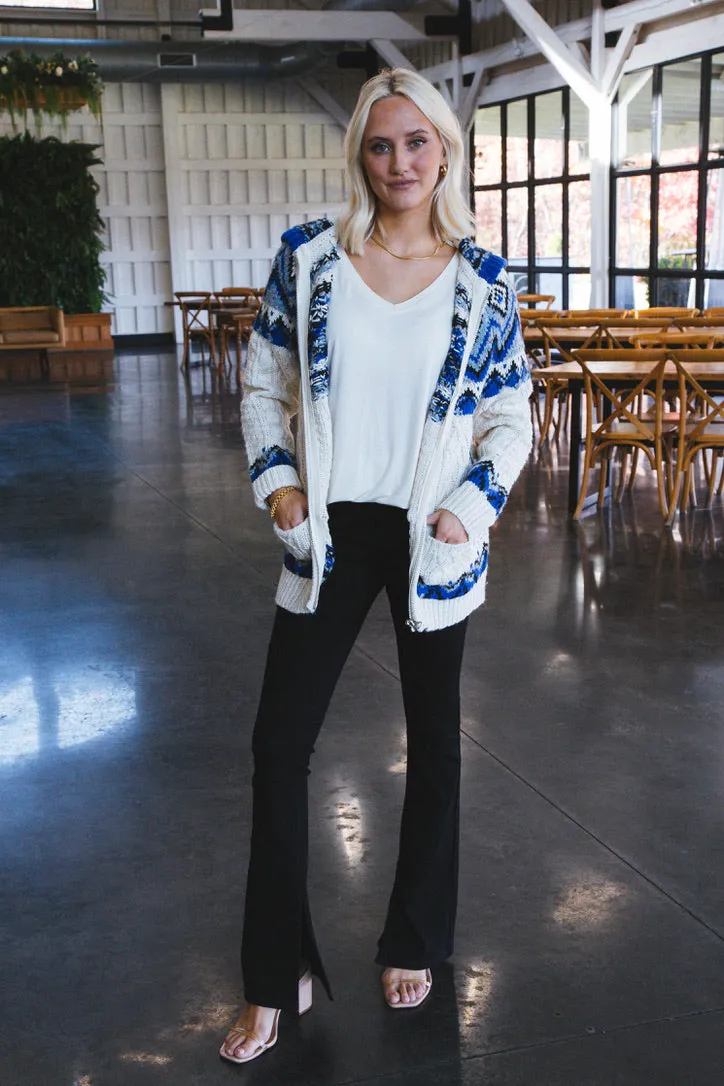 Rae Short Sleeve V-Neck Tee, Cream sold by North & Main Clothing Company product image thumbnail 4