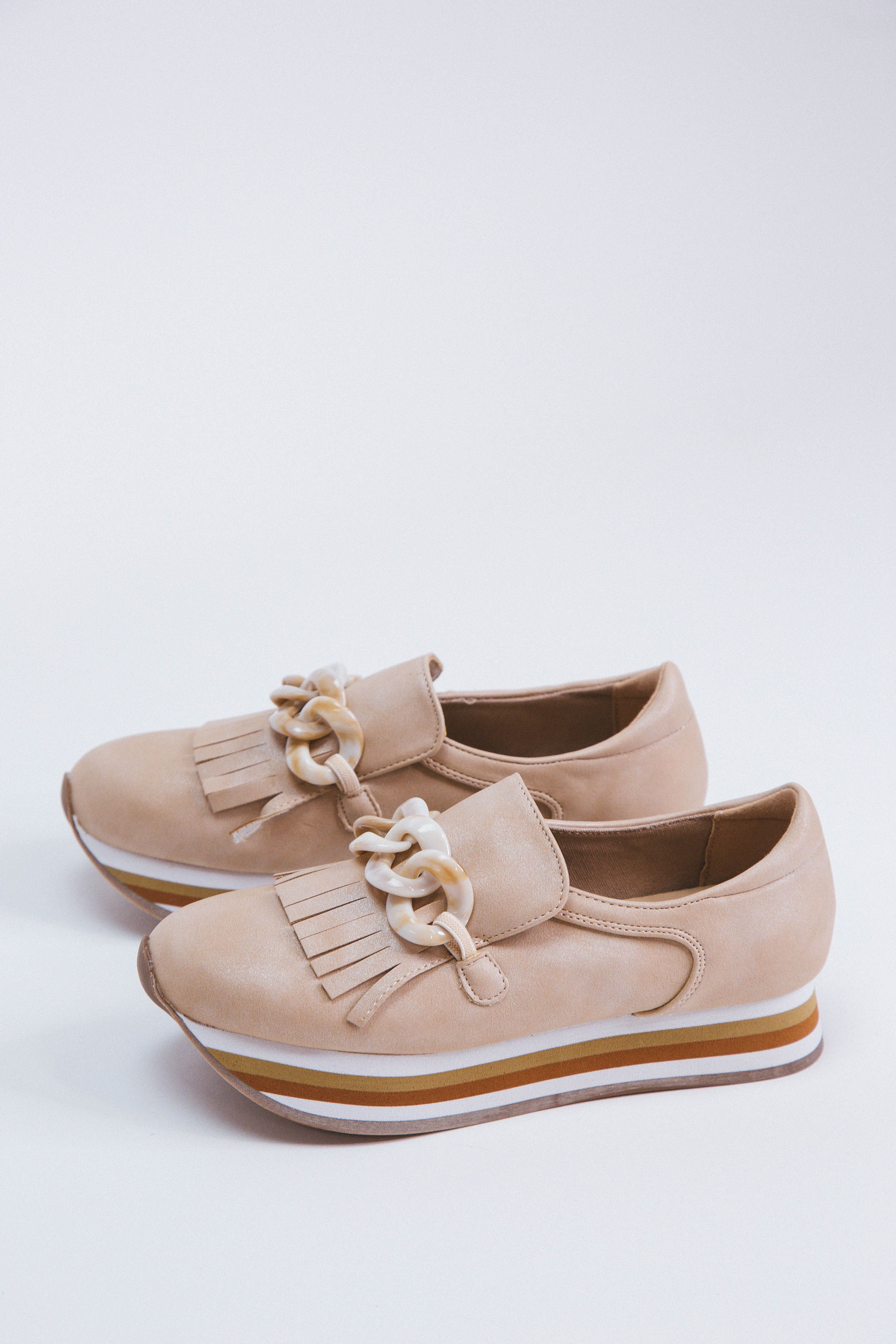 Bess Platform Sneaker Loafer, Nat Frost | Coconuts by Matisse sold by North & Main Clothing Company