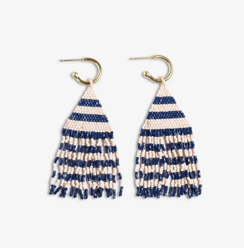 James Beaded Fringe Earrings | Ink + Alloy sold by North & Main Clothing Company