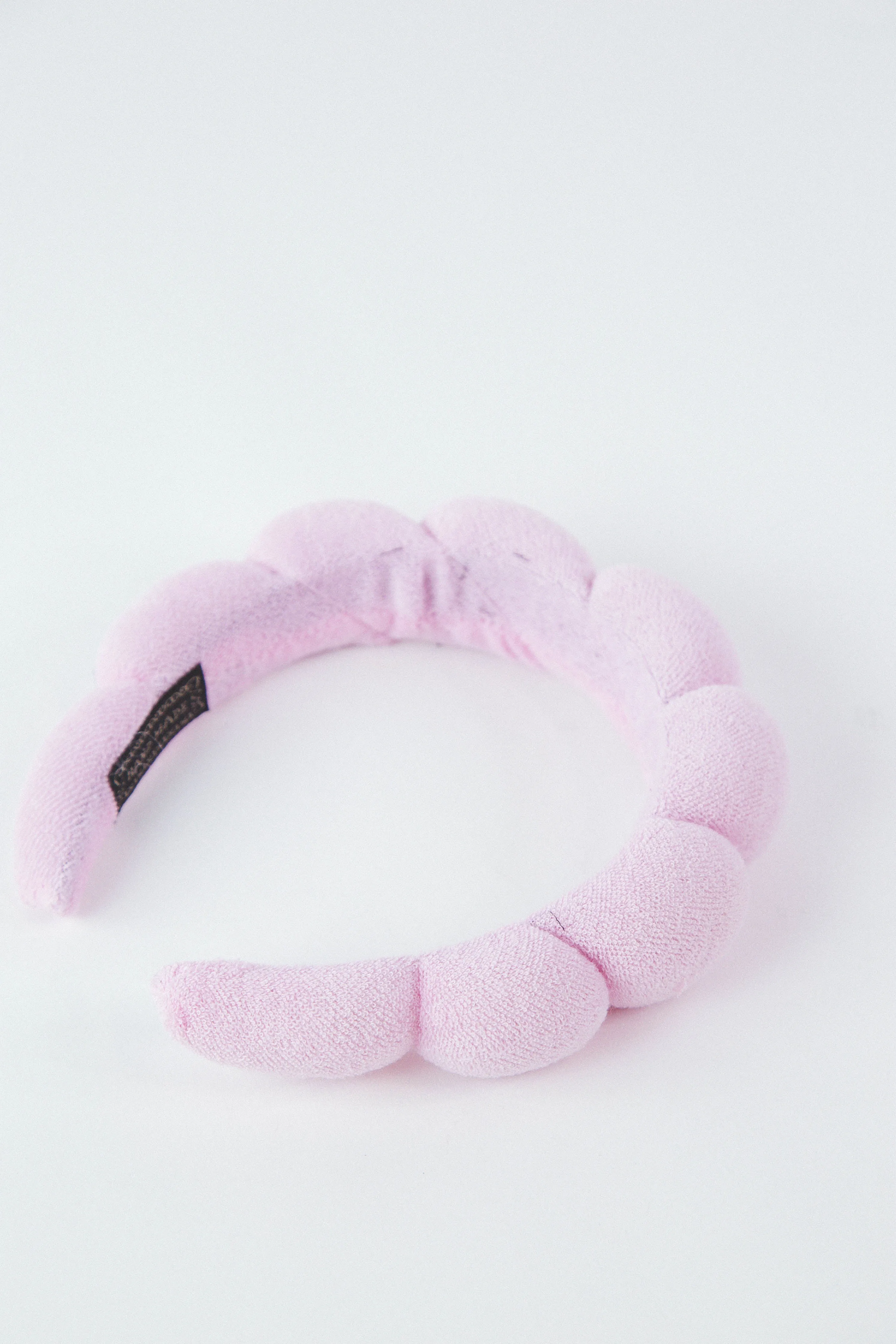 Spa Towel Scalloped Headband, Pink sold by North & Main Clothing Company product image thumbnail 2