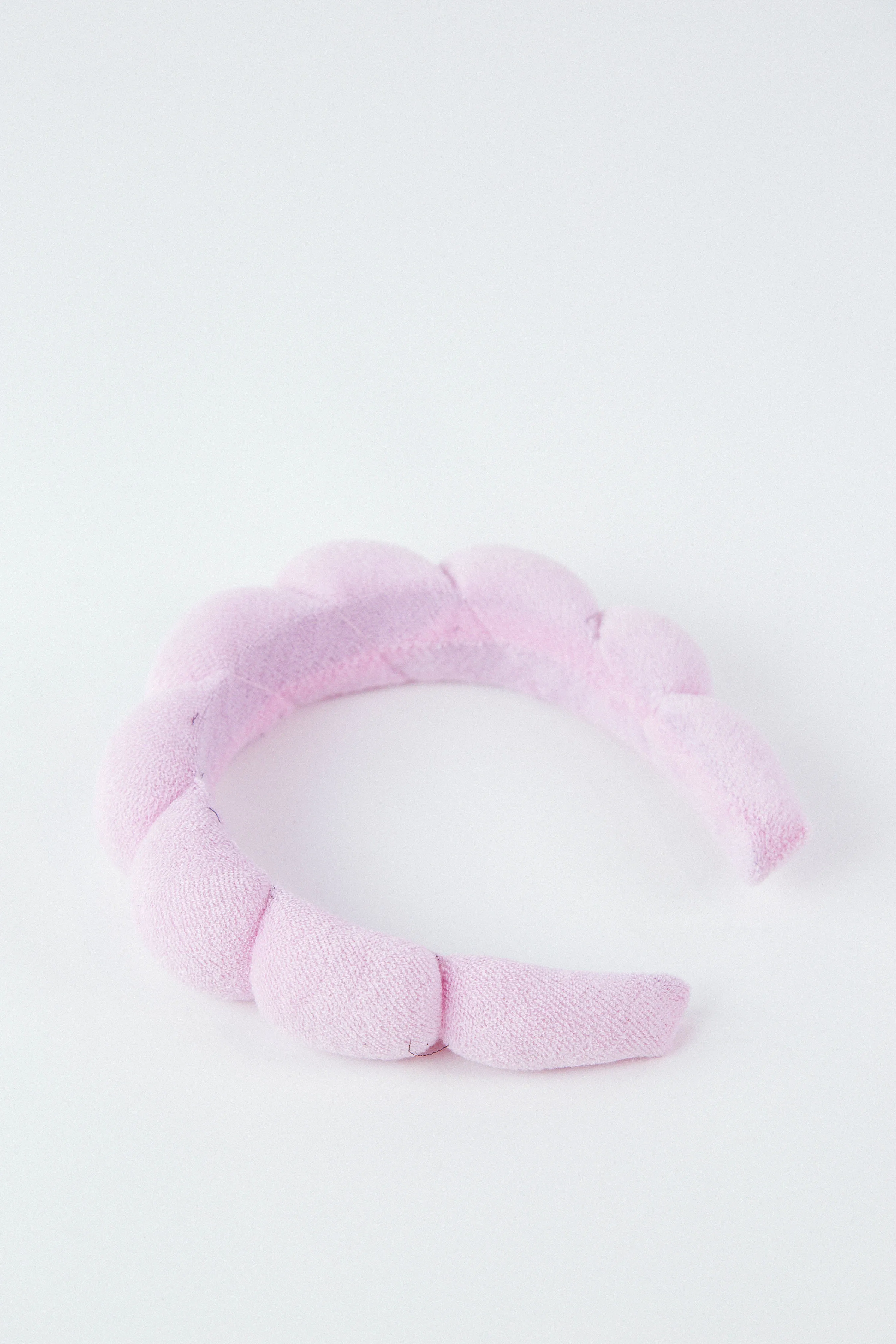 Spa Towel Scalloped Headband, Pink sold by North & Main Clothing Company