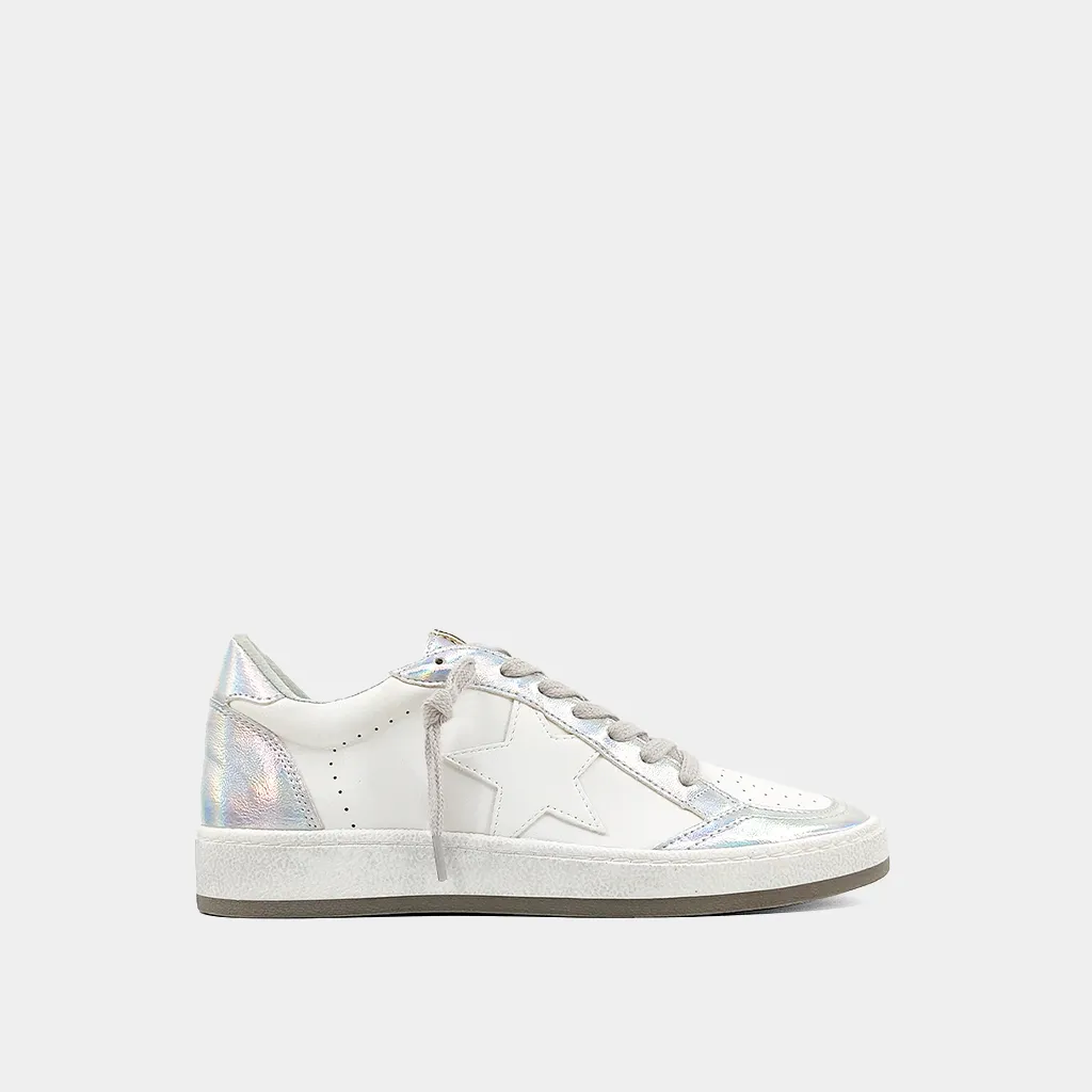 Paz Retro Sneaker, Iridescent Silver | SHUSHOP sold by North & Main Clothing Company product image thumbnail 5