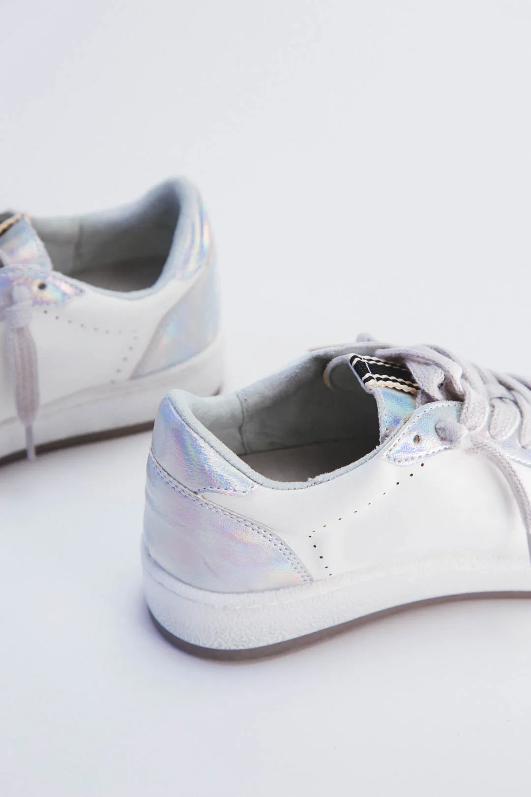 Paz Retro Sneaker, Iridescent Silver | SHUSHOP sold by North & Main Clothing Company product image thumbnail 3
