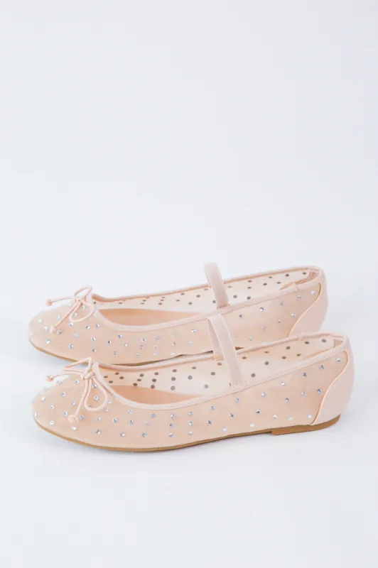 Accept Mesh Flat, Nude Mesh sold by North & Main Clothing Company