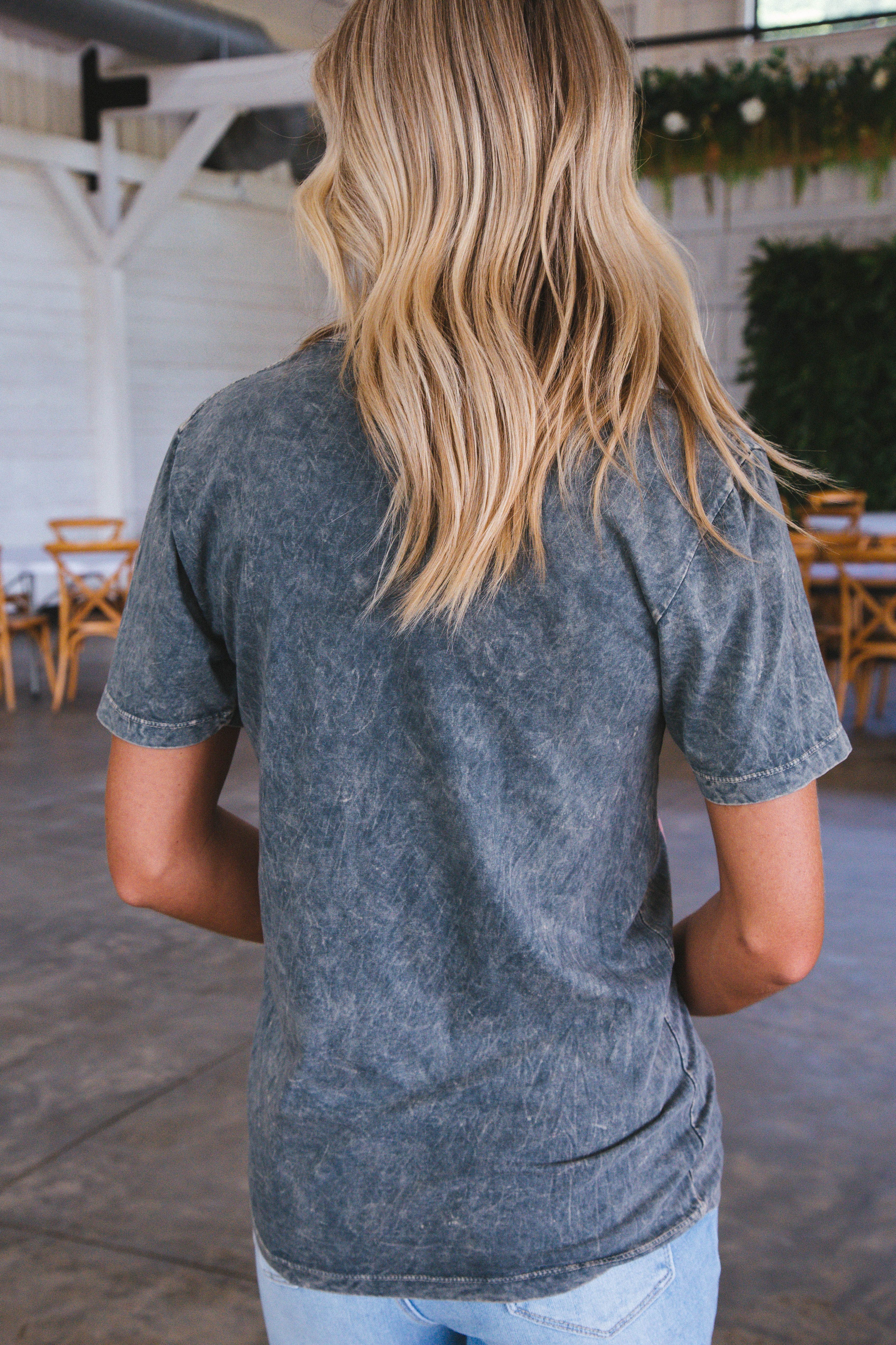 Wild Love Boyfriend Graphic Tee, Stone Gray sold by North & Main Clothing Company product image thumbnail 4