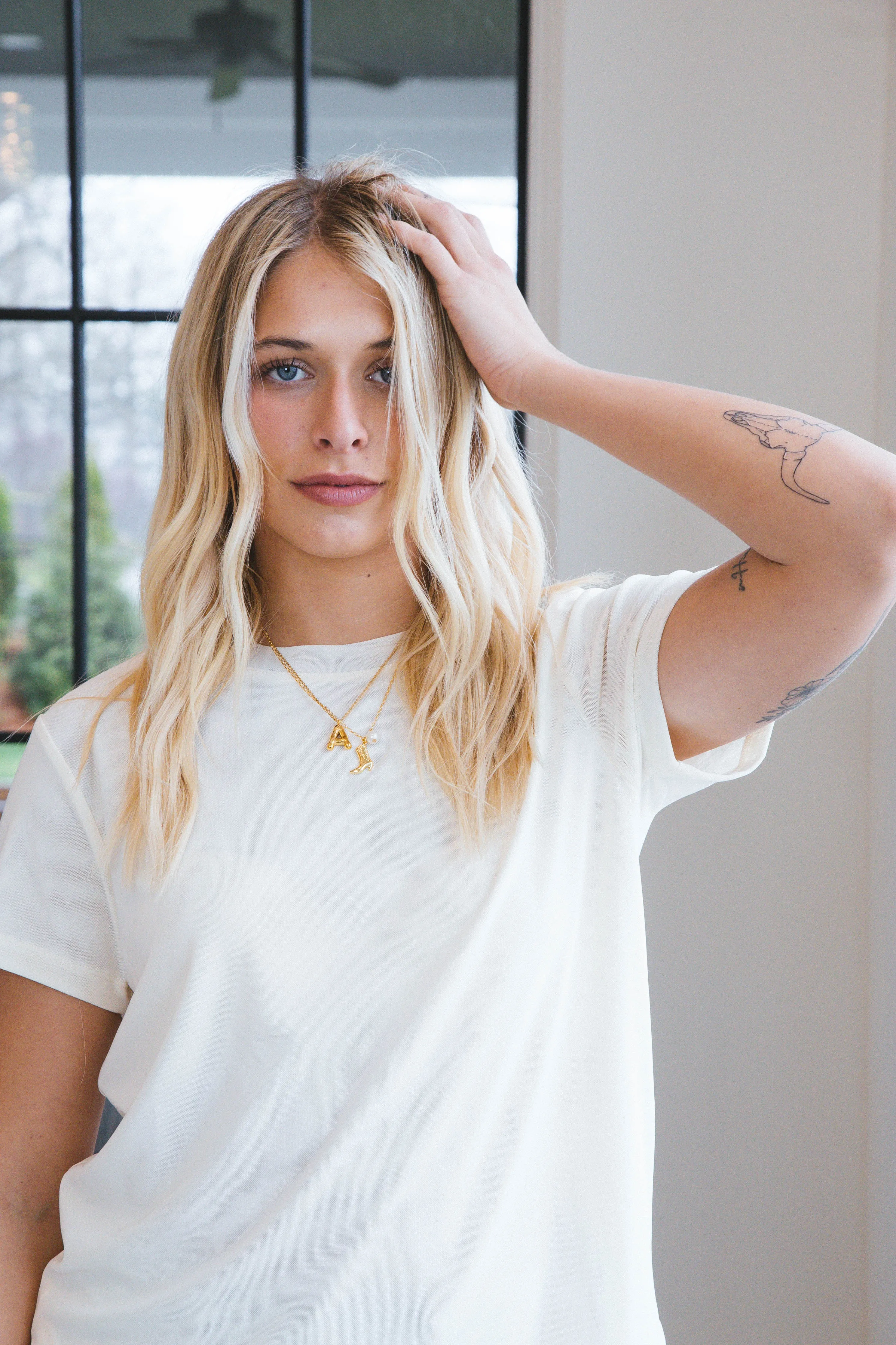 Perfect Mesh Tee, Birch | Sanctuary sold by North & Main Clothing Company product image thumbnail 5