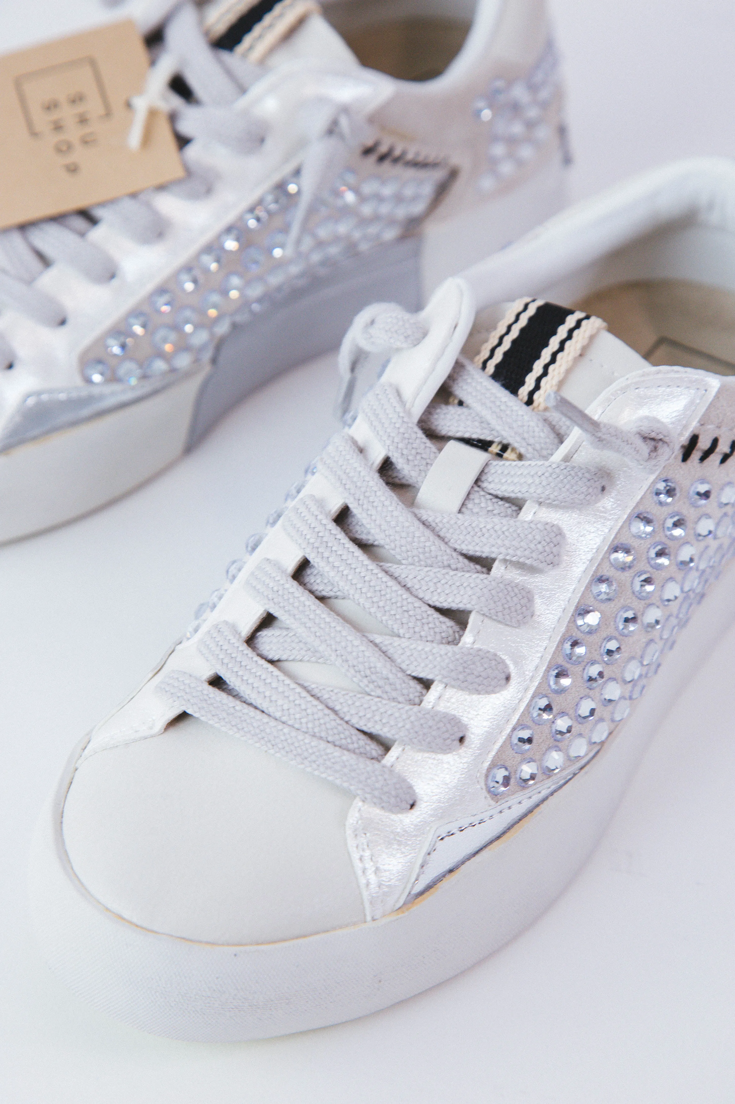 Ruby Low Top Sneaker, Light Grey | ShuShop sold by North & Main Clothing Company product image thumbnail 2