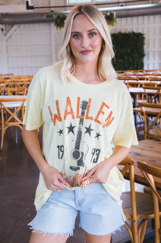 Morgan Wallen Dangerous Tour Merch Tee, Lemon | Daydreamer sold by North & Main Clothing Company
