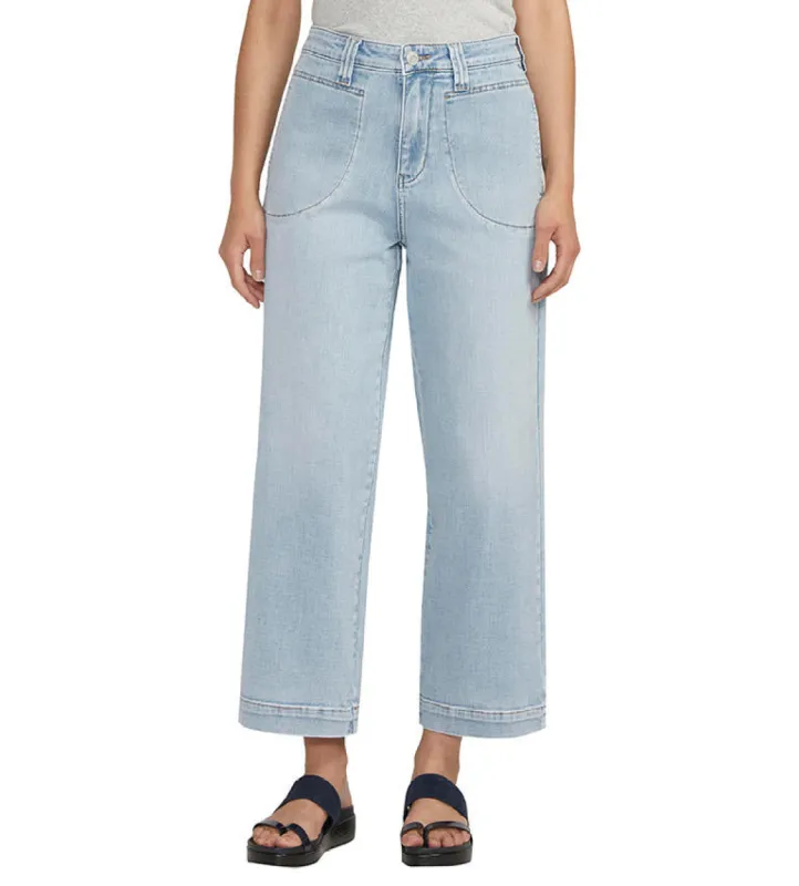 Sophia Wide Leg Crop Jeans, Surf Spray Blue | JAG sold by North & Main Clothing Company
