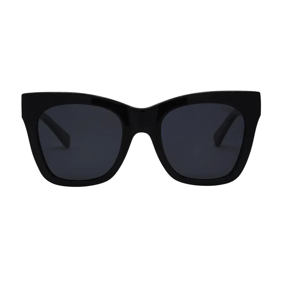 Billie Polarized Sunglasses, Black Smoke | I-SEA sold by North & Main Clothing Company product image thumbnail 3