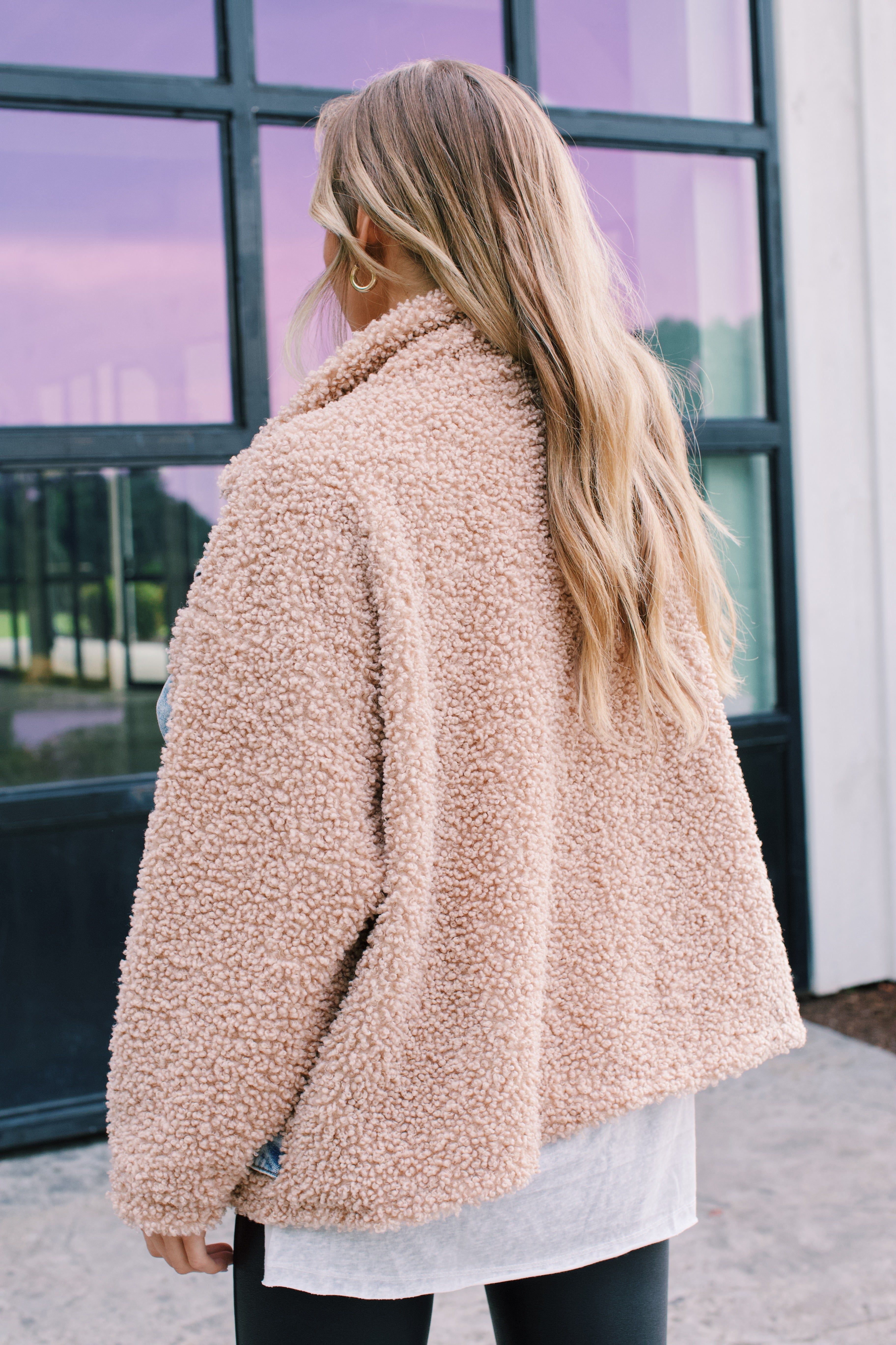 Dover Denim Trucker Jacket, Fuzzy Wuzzy | BLANK NYC sold by North & Main Clothing Company product image thumbnail 4