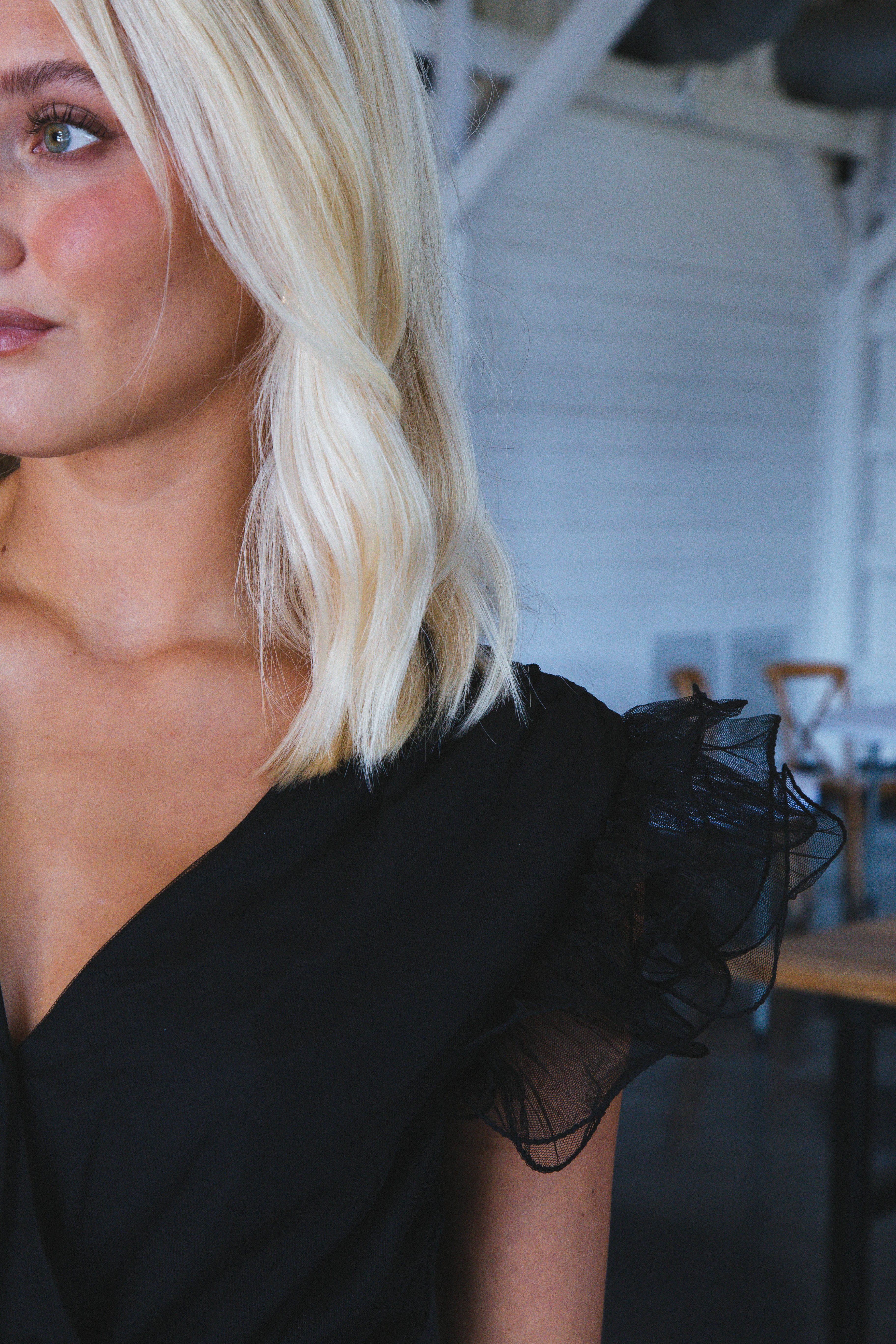 Toulouse Tulle Dress, Black sold by North & Main Clothing Company product image thumbnail 4