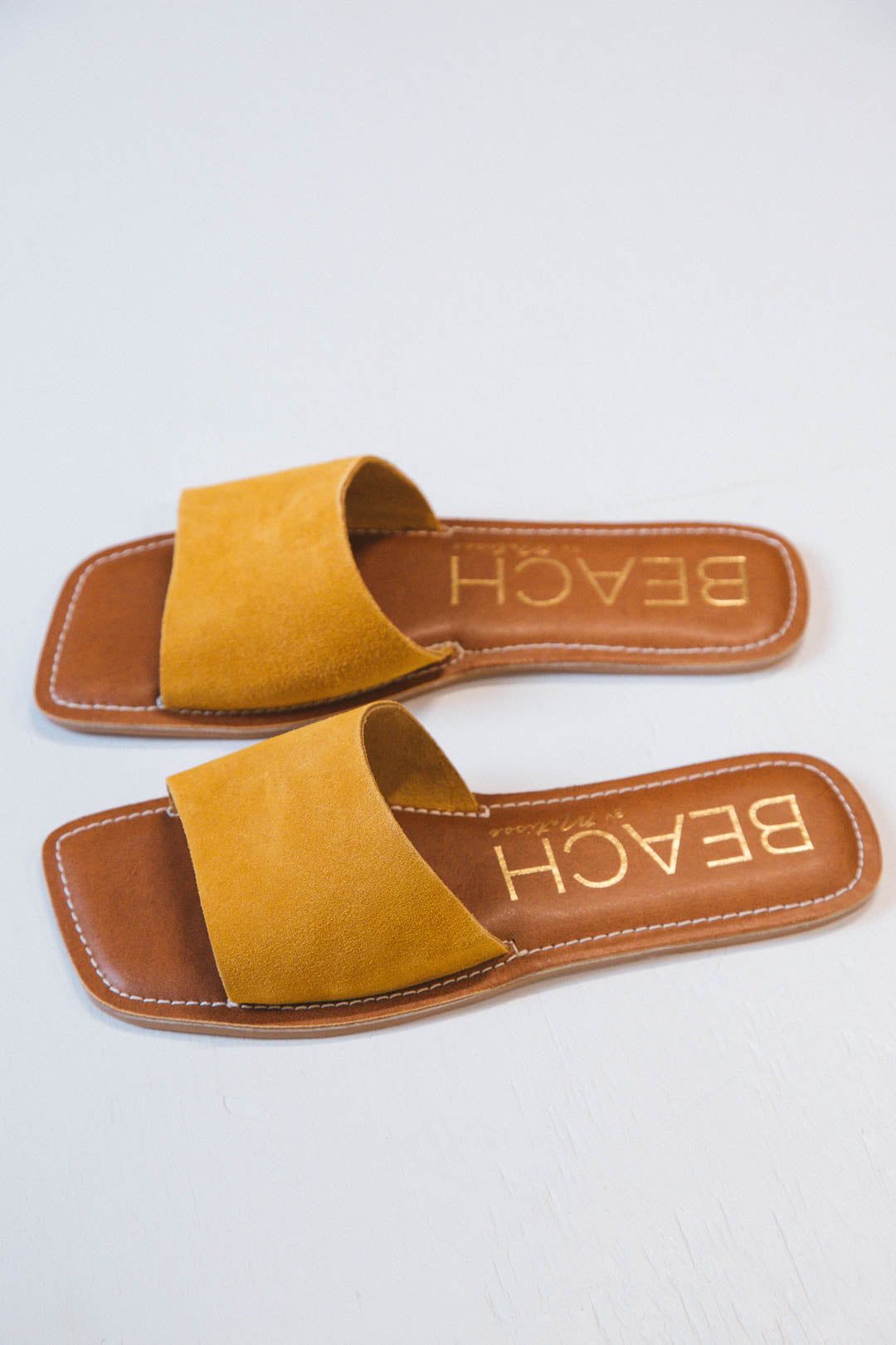 Bali Square Toe Sandals, Saffron Suede | Beach by Matisse sold by North & Main Clothing Company product image thumbnail 2